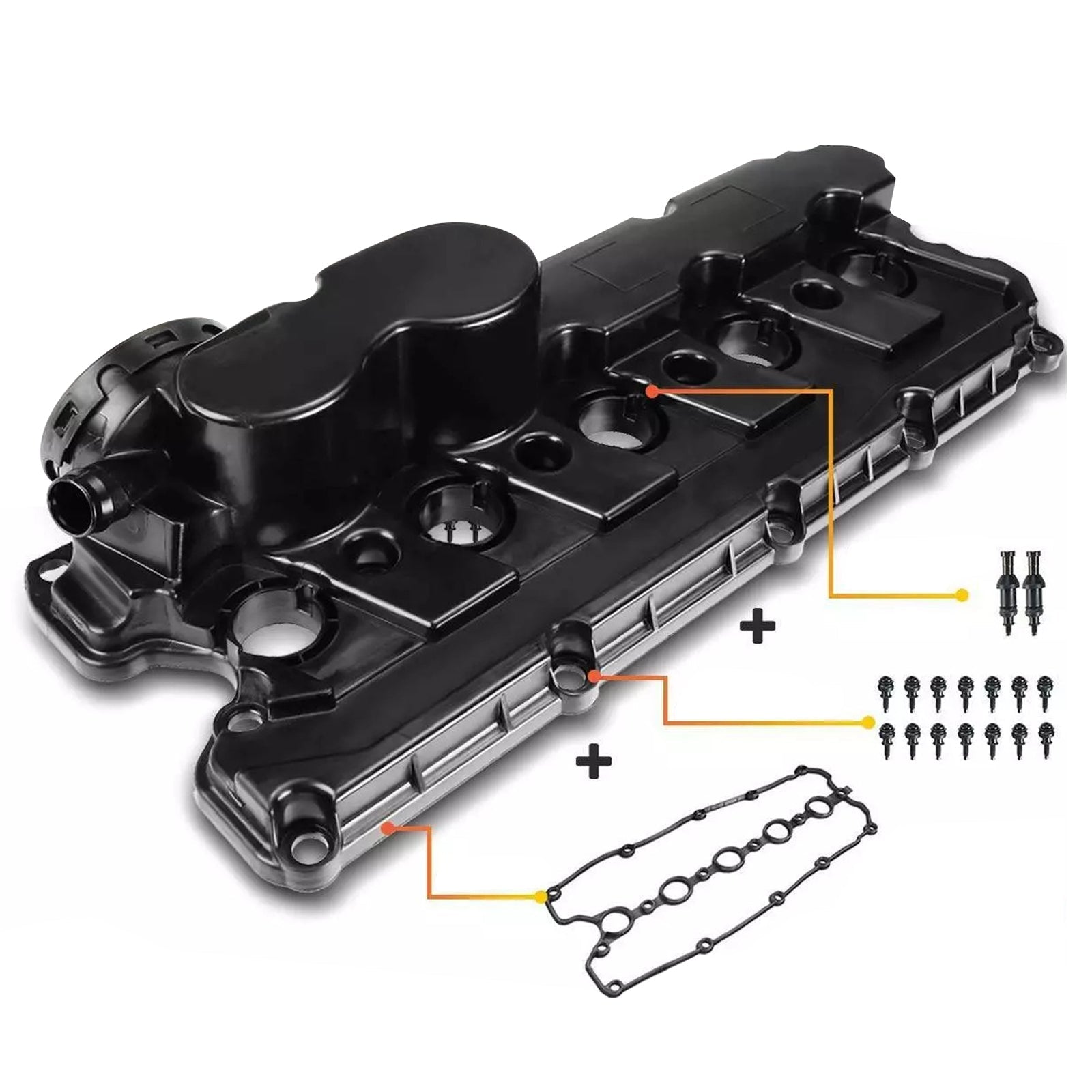 VW Jetta 2.5L 2006-2014 Cubierta de válvula de motor con pernos de junta 07K103469L 07K103469L