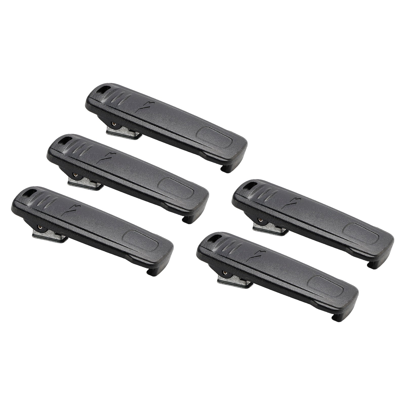 Set di 5 clip a cinghia EVX539/531 per Talkie-Walkie Vertex VX-260 VX-261 VX-264 VX-450