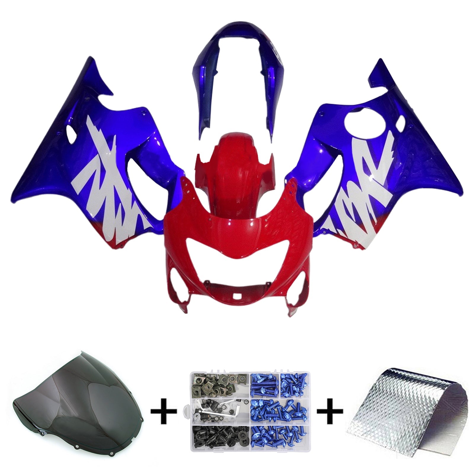 1999-2000 Zestaw owiewek wtryskowych Honda CBR600 F4 Nadwozie z tworzywa ABS