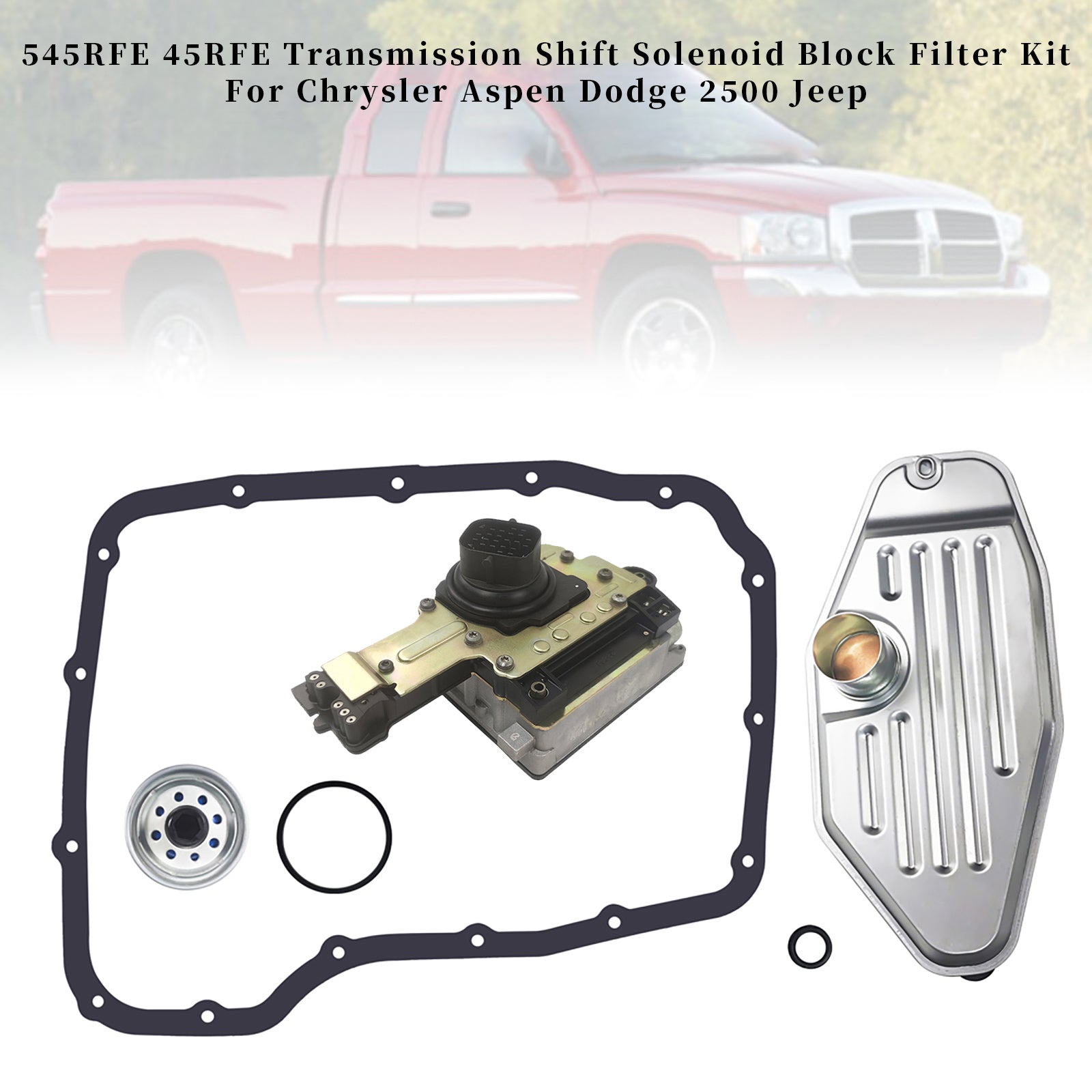 Filter komplet Solénoid Sprememba prenosa spremembe 545rfe 45rfe za Chrysler Dodge