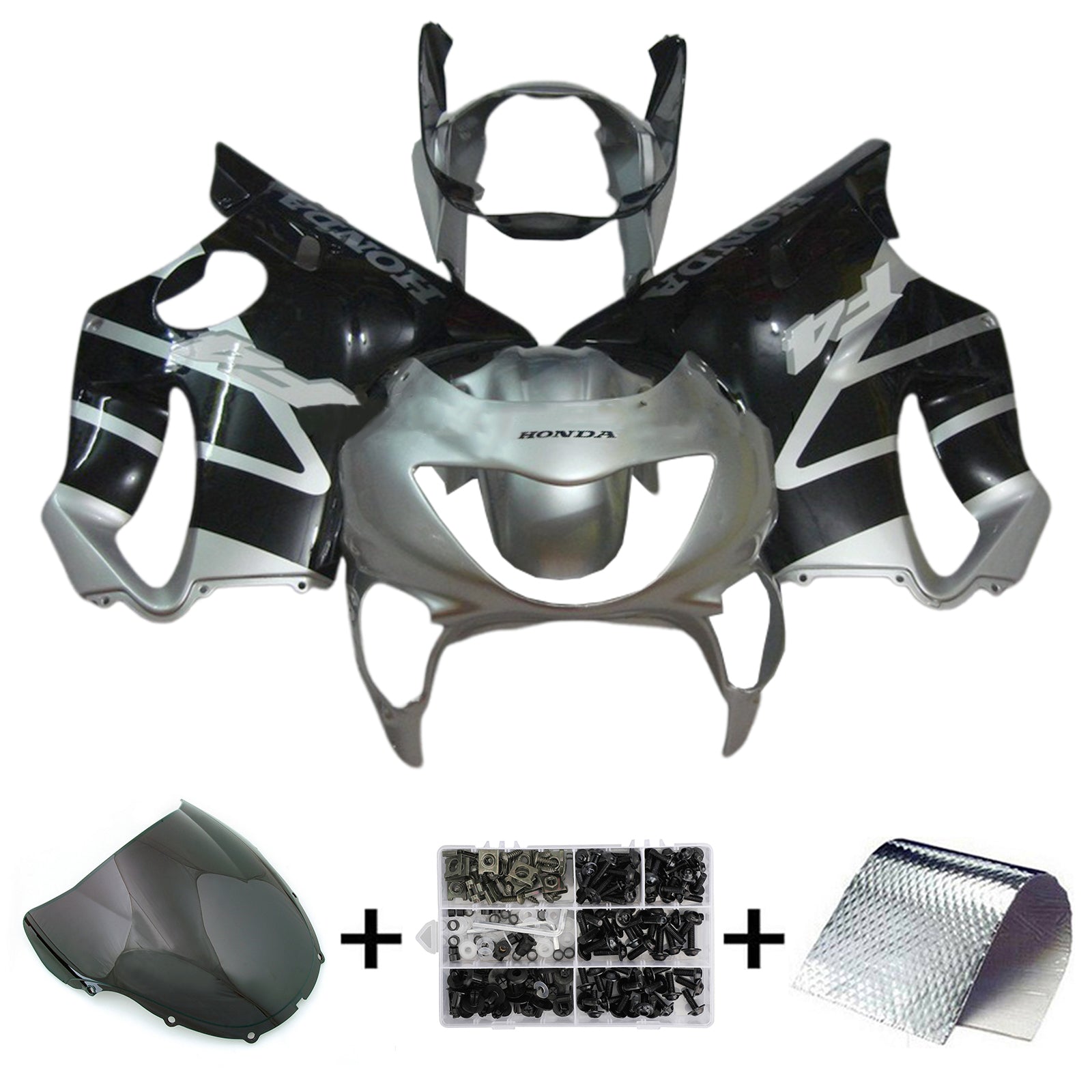 1999-2000 Honda CBR600 F4 injectiekuipset ABS kunststof carrosserie