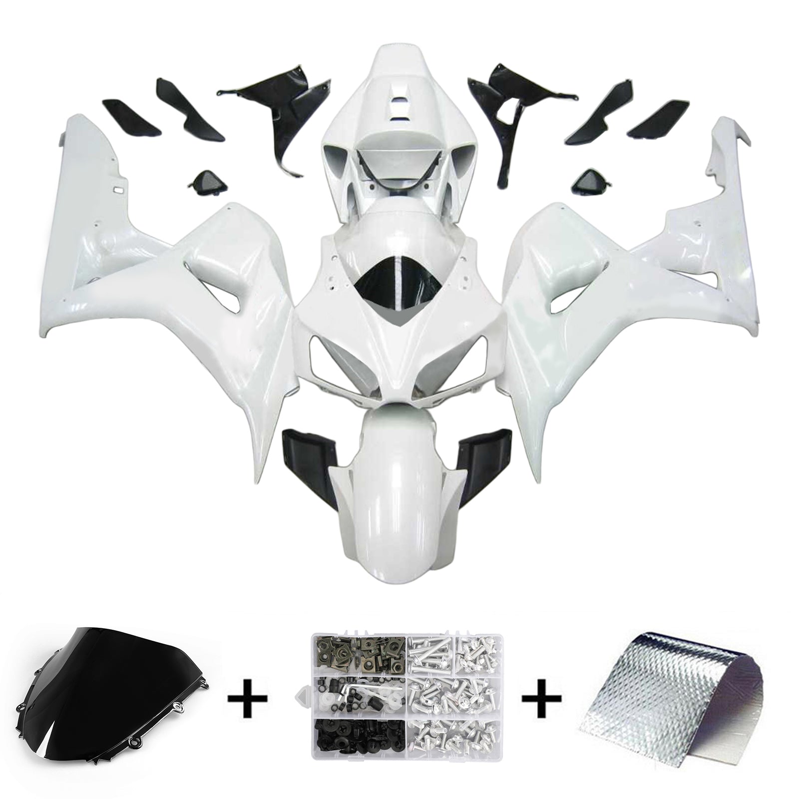 Kit de carénage par injection, carrosserie en plastique ABS pour Honda CBR1000RR 2006-2007