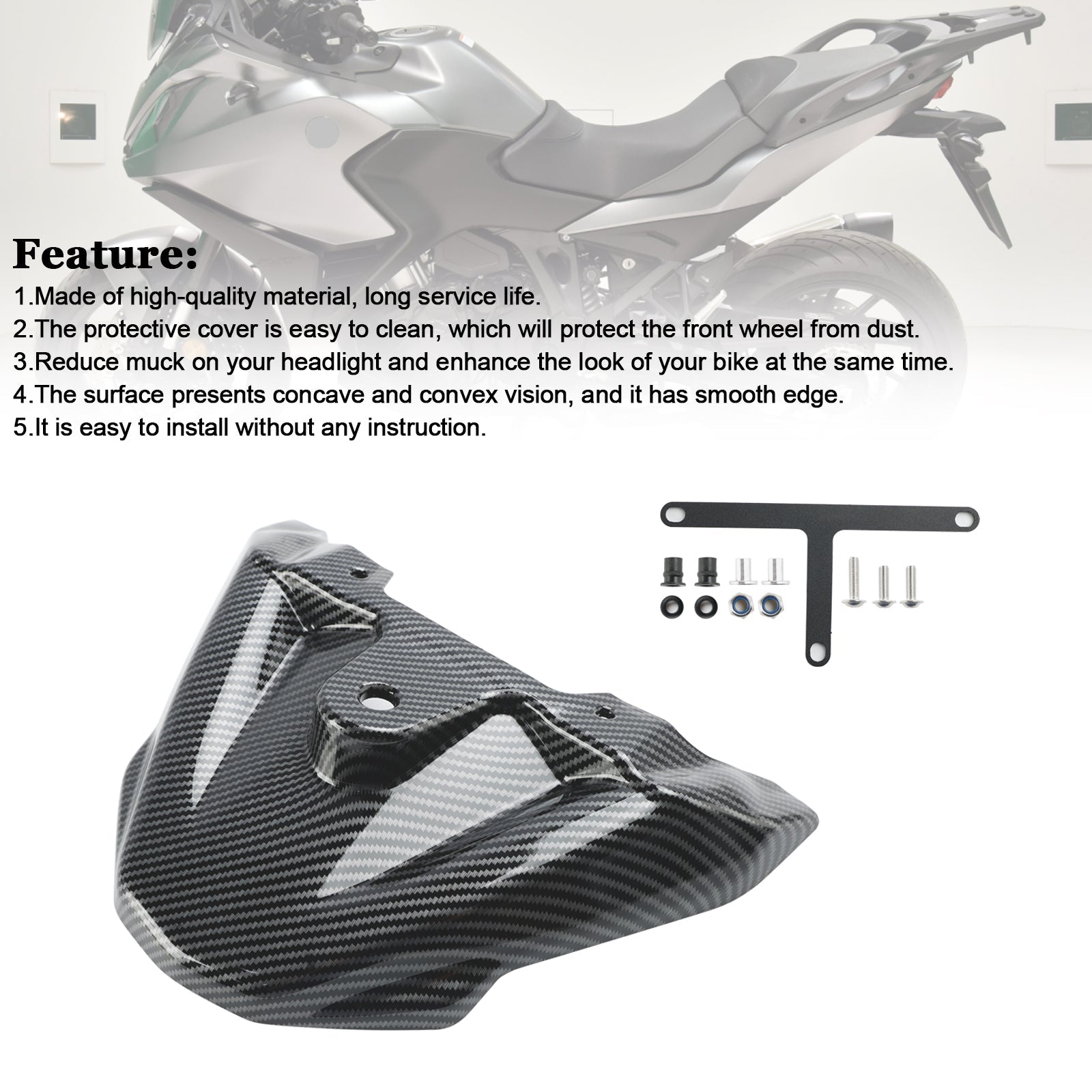 Estensione del pannello di trasporto prima della Honda NT1100 2022-2024