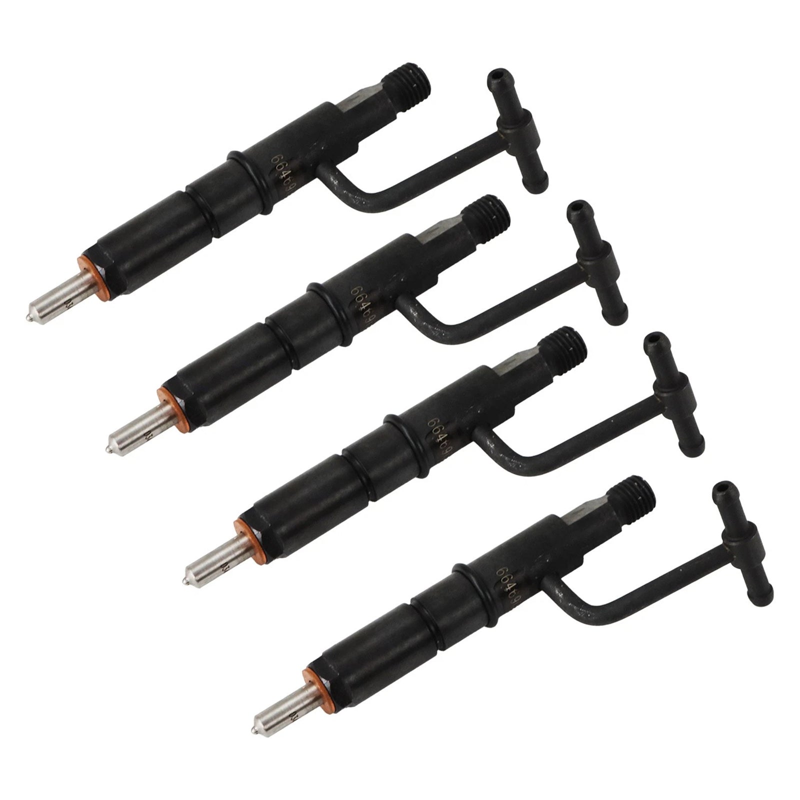 4x iniettore di carburante per Mustang Bobcat 843 853 960 2060 Isuzu 4JB1 6646906