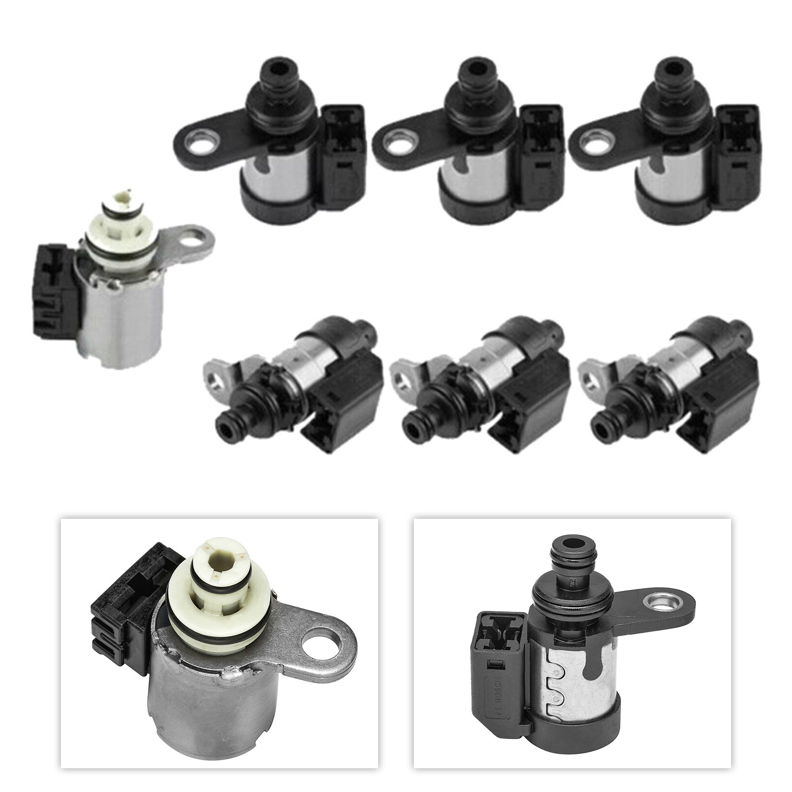 Solenoide de transmisión RE5R05A de 7 piezas apto para Infiniti Q45 G35 FX45 M45 3.5L 2003-2009