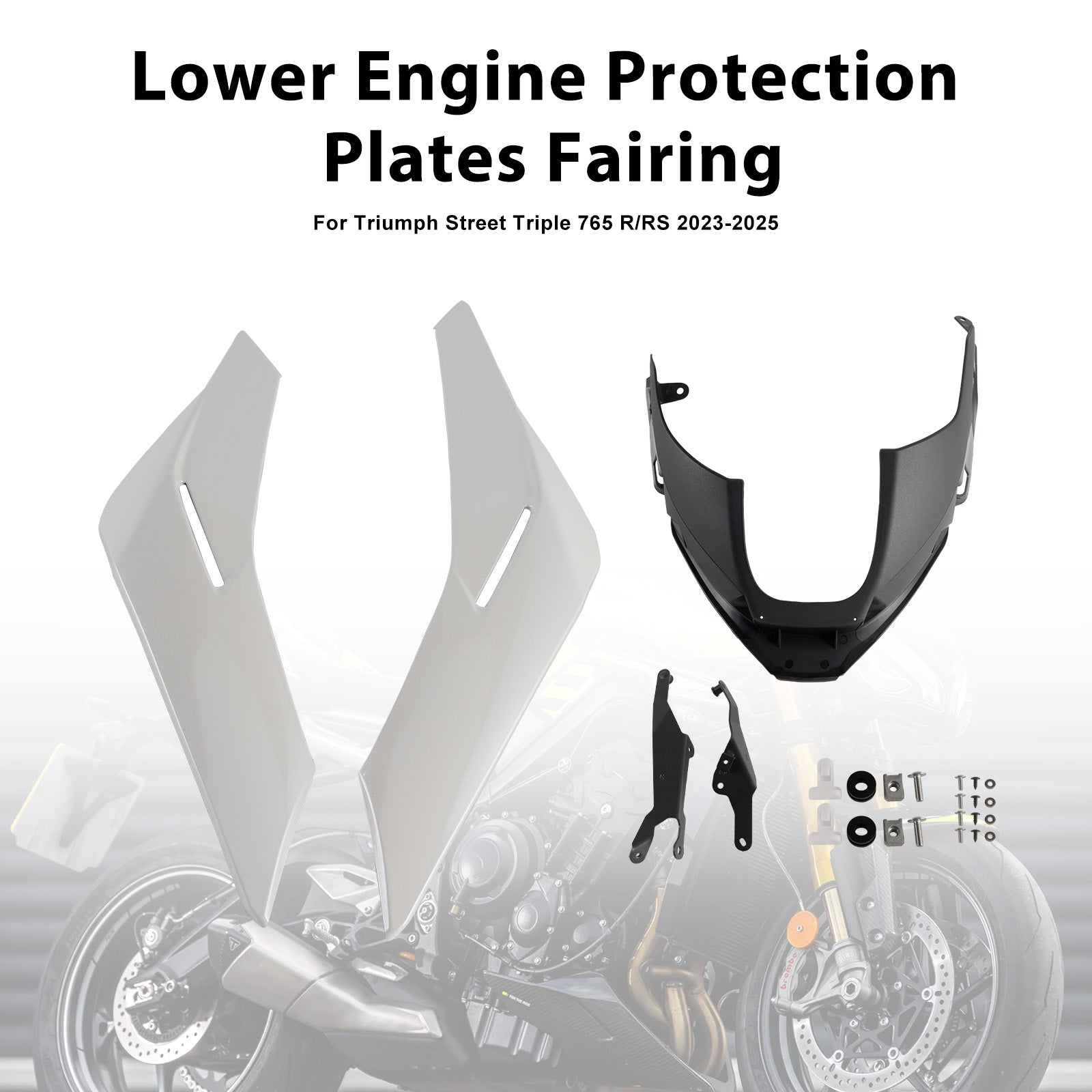 Carénage de protection de bas de caisse pour moteur Street Triple 765 R/RS 2023-2025