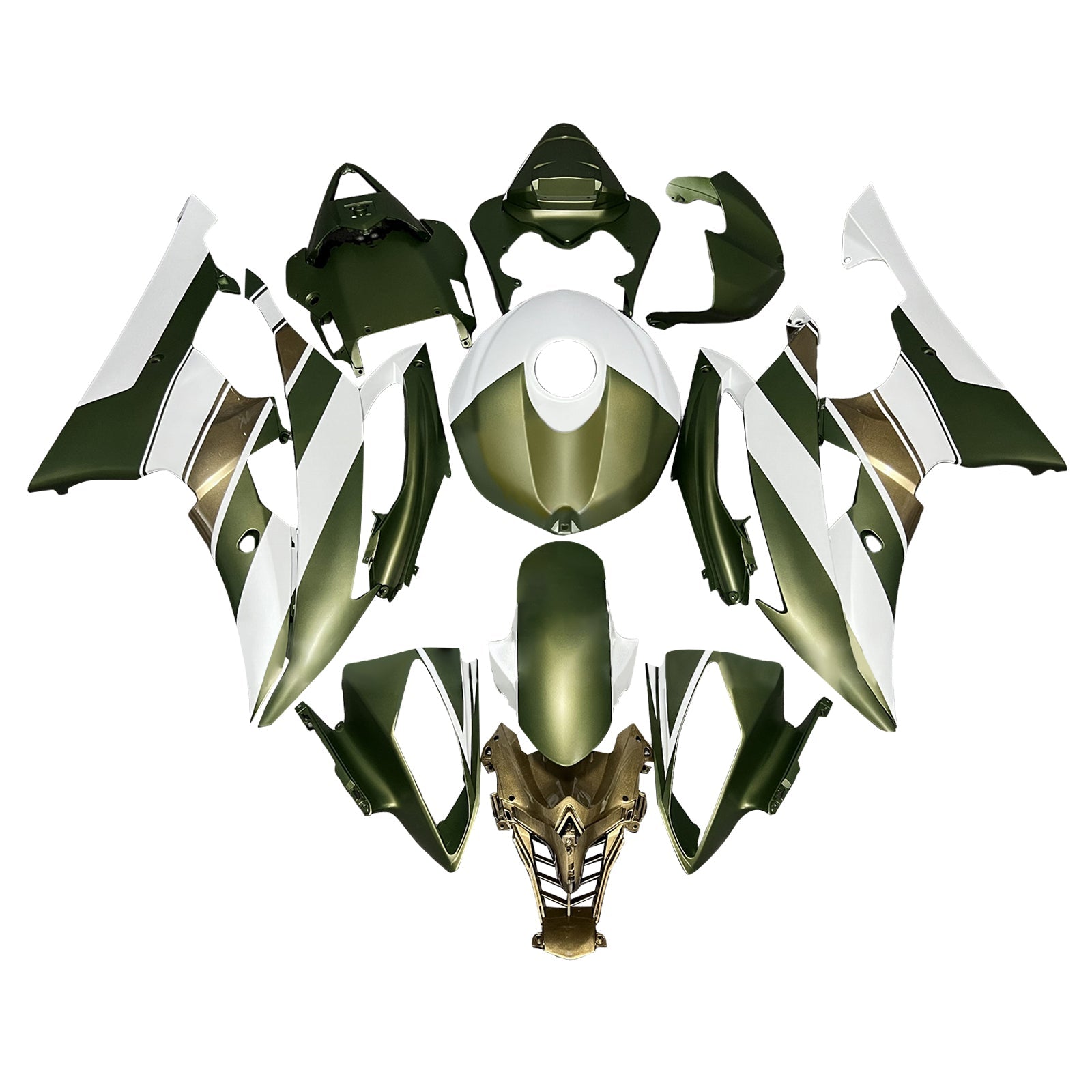 Kit de carenado inyectado de plástico ABS para Yamaha YZFR6 YZF-R6 2008-2016
