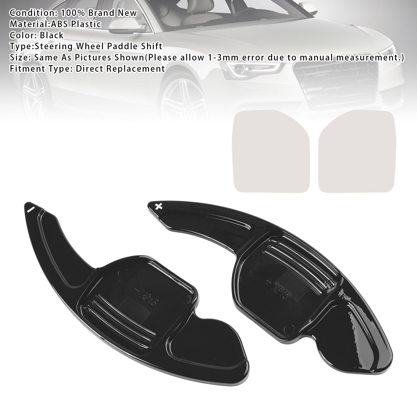 Extension de palettes de changement de vitesse au volant pour Audi A3 A4 A5 A6 A8