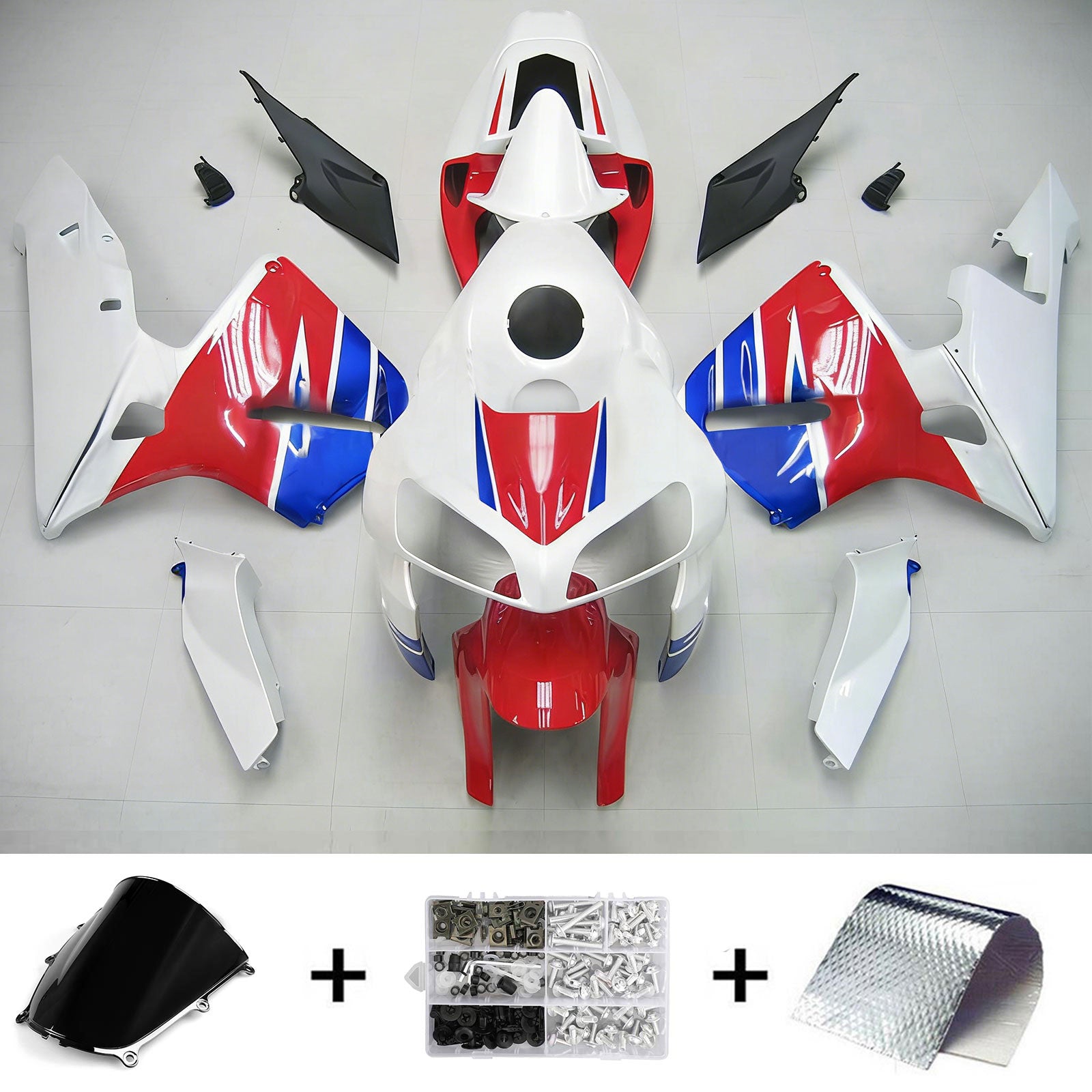 Kit de carénage par injection, carrosserie en plastique ABS pour Honda CBR600RR 2005-2006 F5