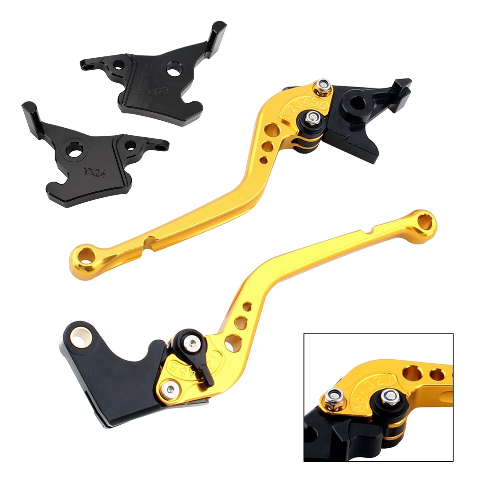 Levier d'embrayage et de frein long pour YAMAHA XMAX 300 (2023-2025)