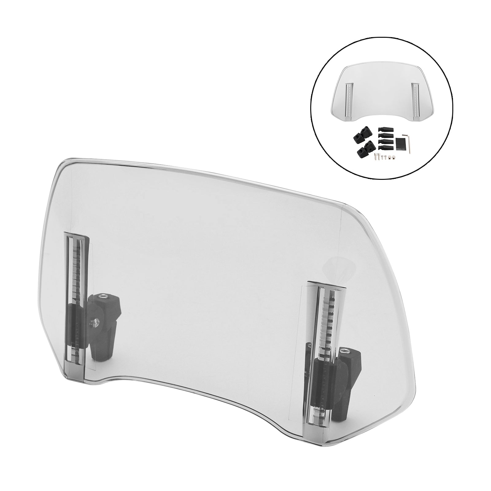 Univerzalni nastavljiv podaljšek deflektorja za vetrovnico na posnetek na vetrobranskem steklu