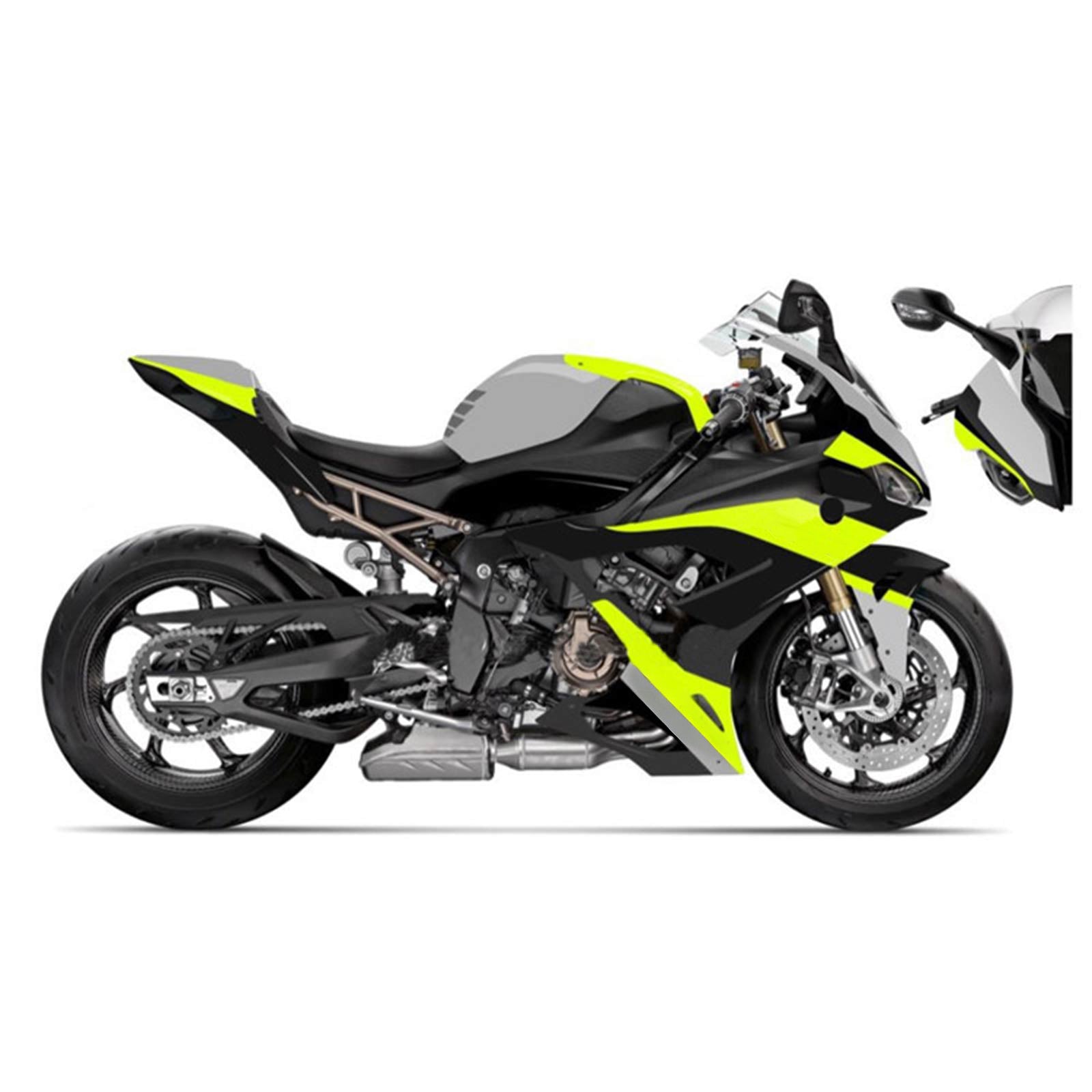Kit de carénage par injection, carrosserie en plastique ABS pour BMW M1000RR S1000RR 2019-2022