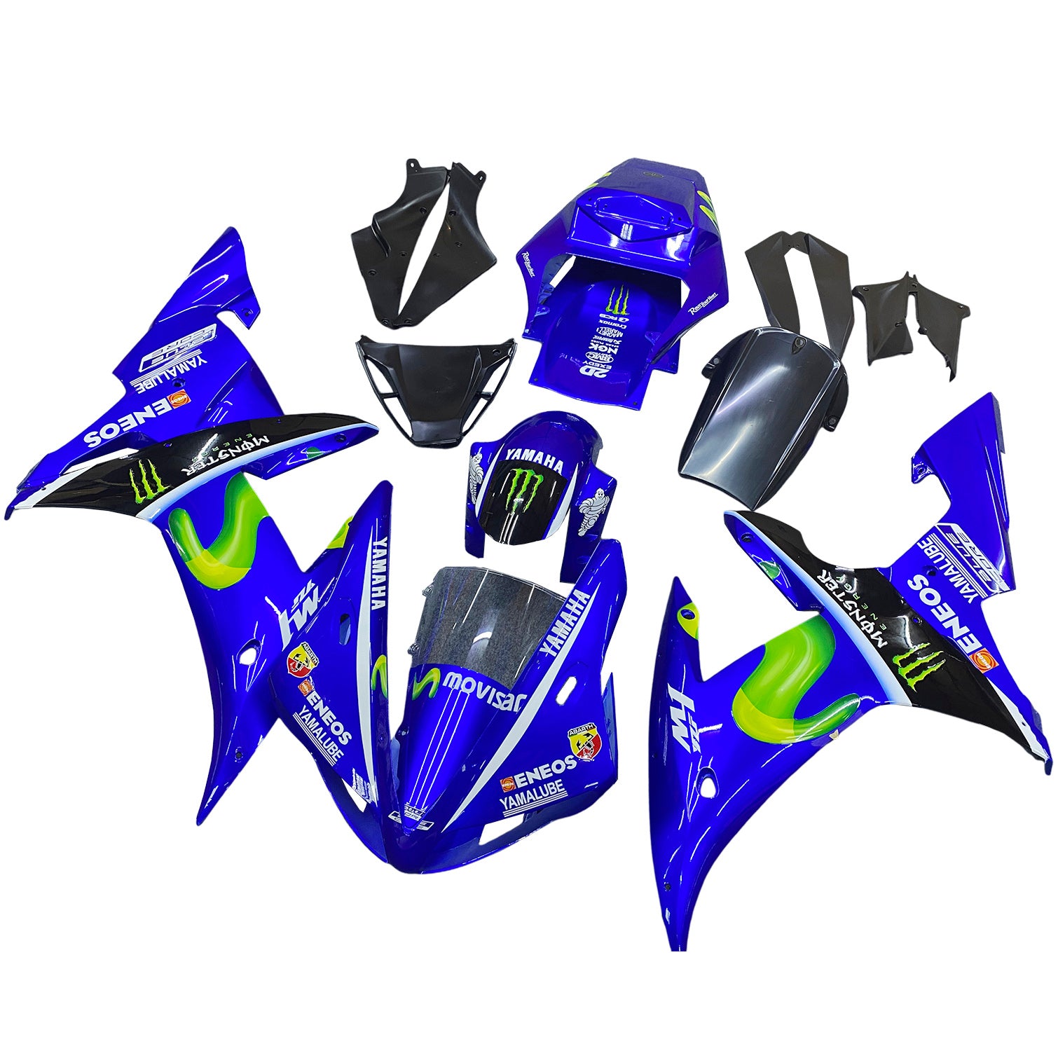 Injection Fairing Kit Bodywork Plastic ABS fit For Yamaha YZF-R1 2002-2003