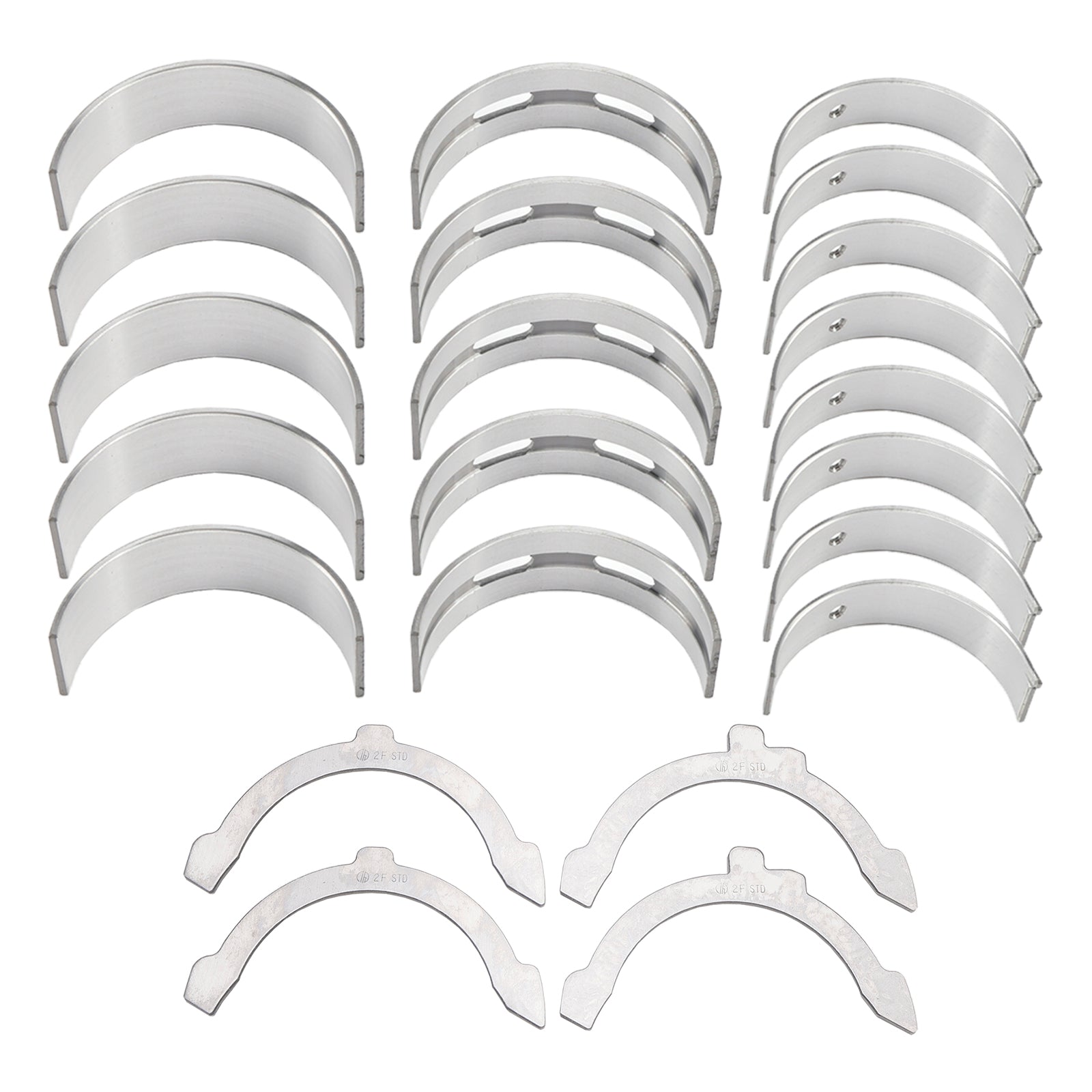 Kit de distribution de joint de piston de reconstruction de moteur TOYOTA TACOMA 2.7L 2005-2015 avec bielles de vilebrequin 13401-75020 1304175030