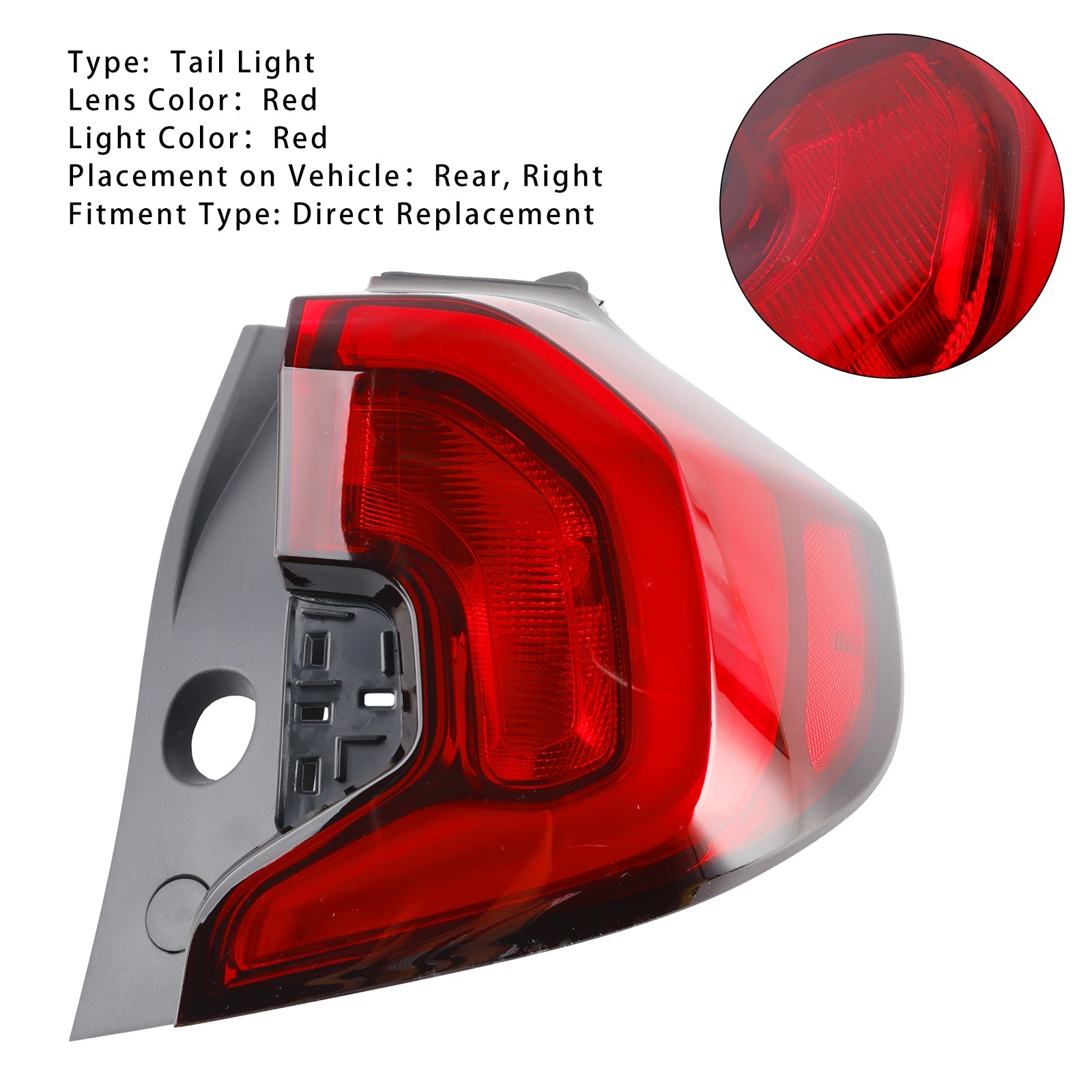 Luce posteriore destra a DEL per GMC SLE/SLT 2018-2021 GM2805135