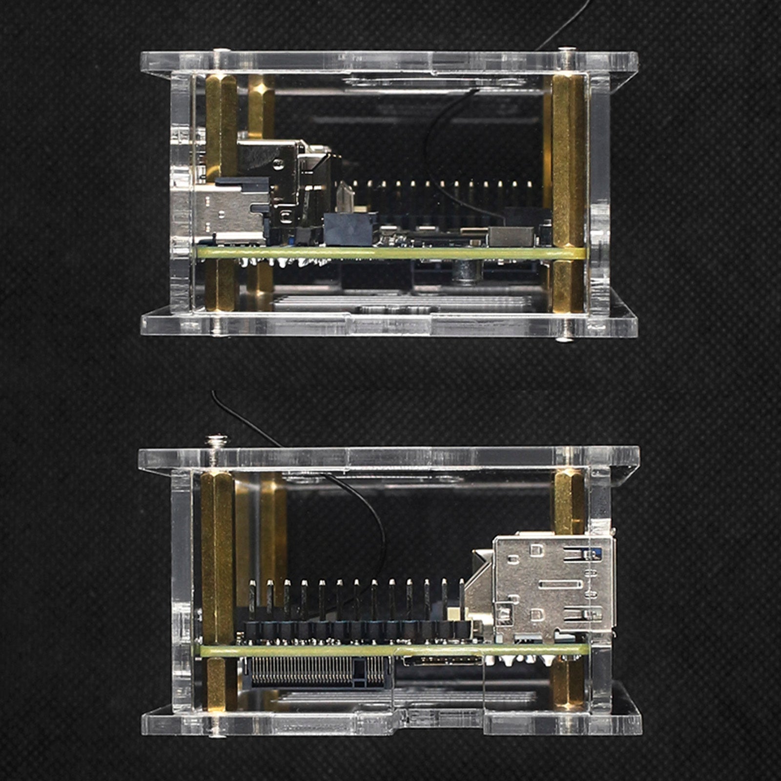 Oranje pi rv2 speciale ontwikkelingskaart, transparante acrylkast