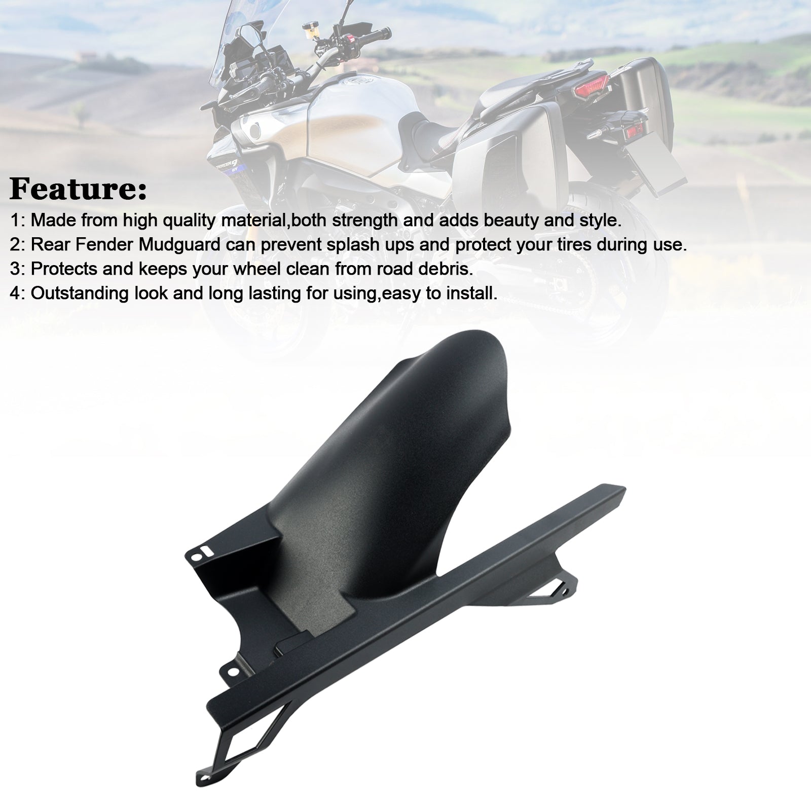 Striker de lodo trasero para Yamaha Tracer 9/GT 2021-2024