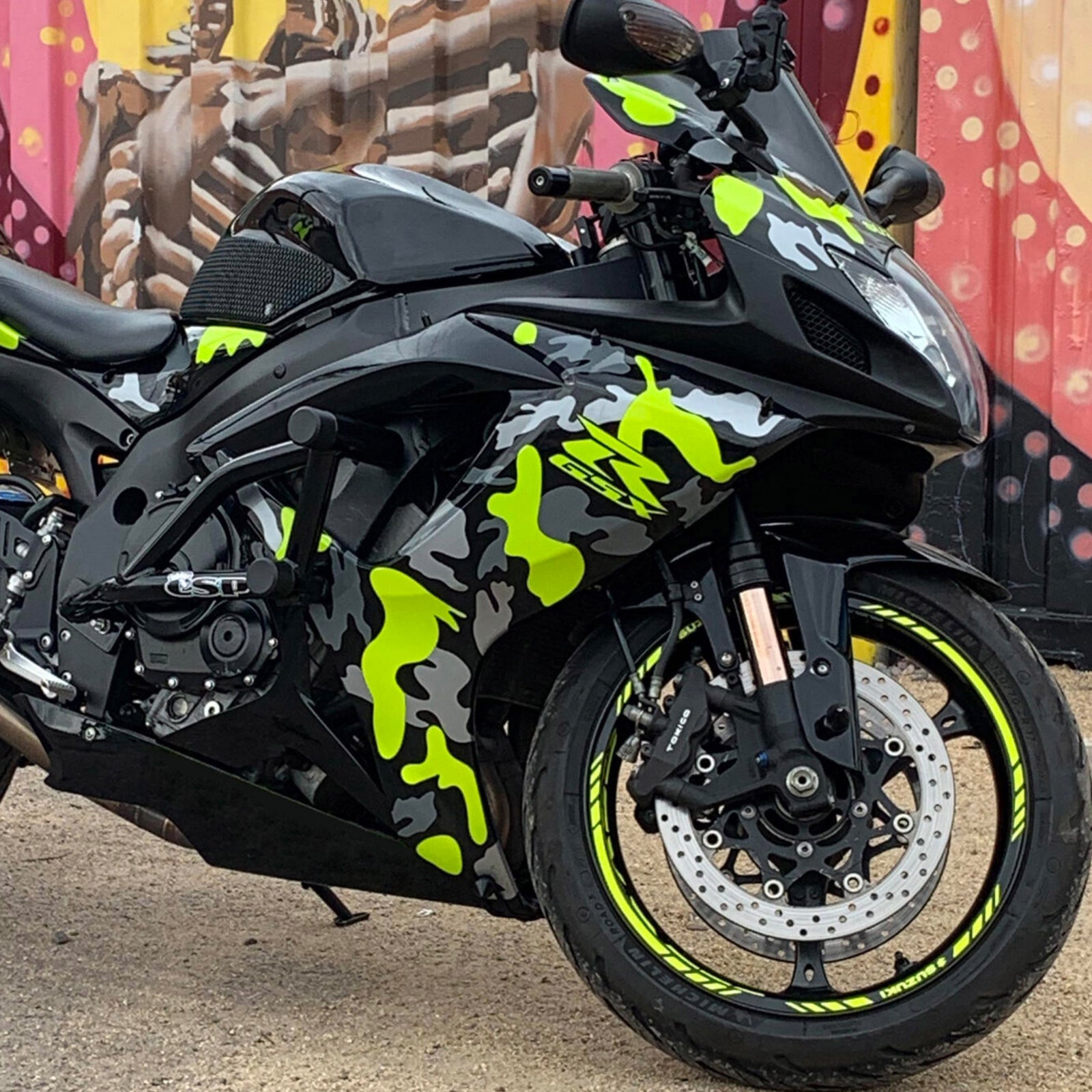 Kit de carénage injecté en plastique ABS pour Suzuki GSXR 600/750 2006-2007 K6