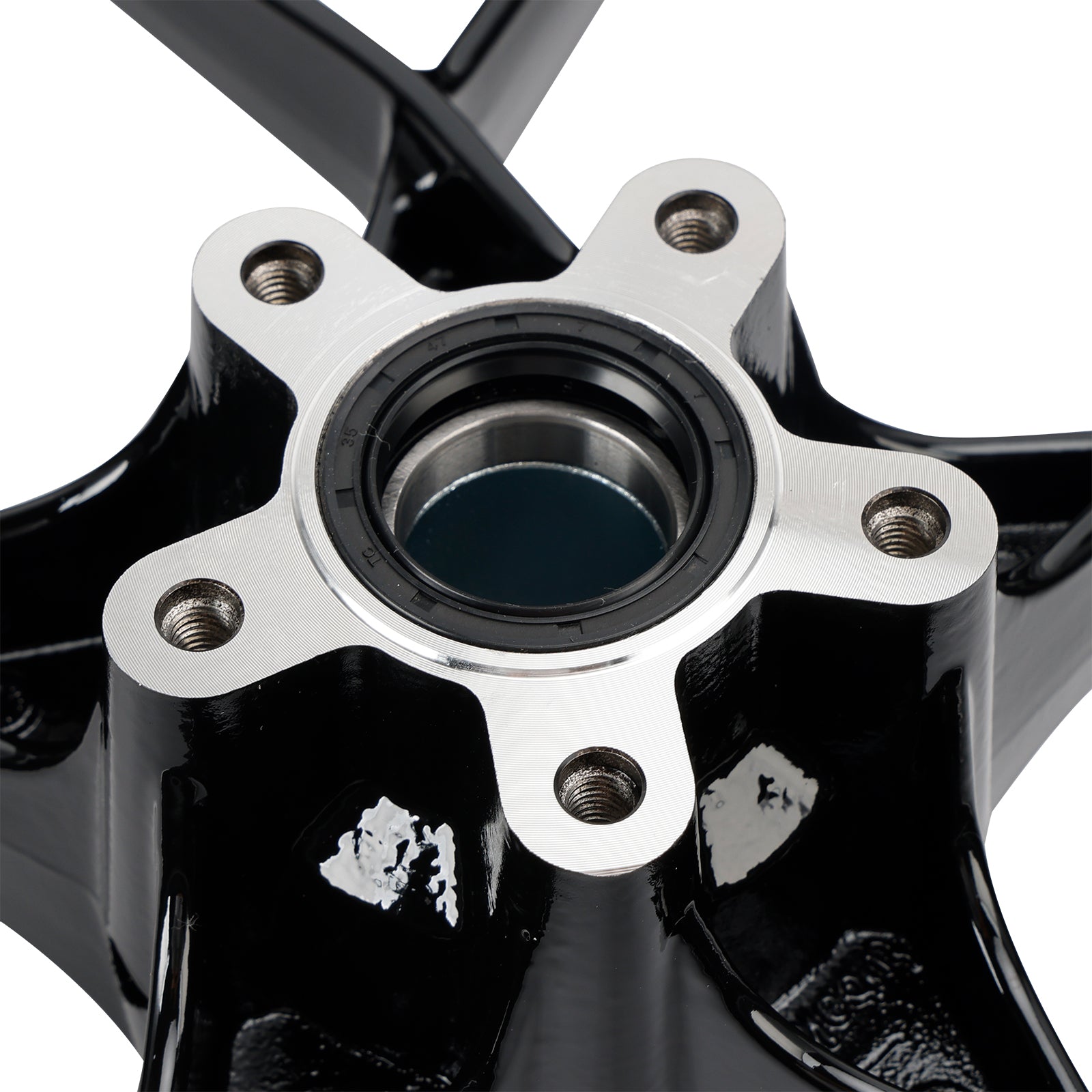 Jante avant noire 3,5 x 17 pouces pour BMW 890 Duke (2021-2022) - Référence : 6410900103330