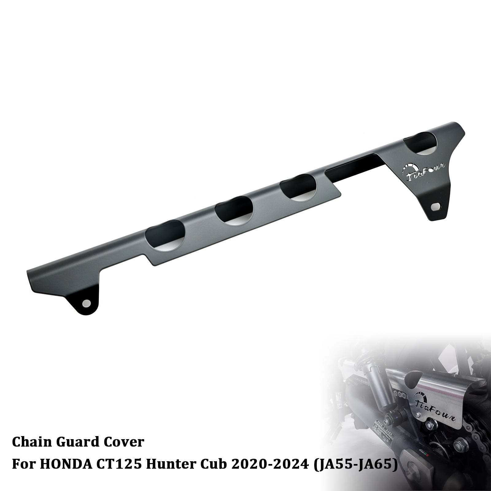 Cubierta de protección de la cadena de Pignon para Honda CT125 Trail 125 JA55 JA65 2020-2024