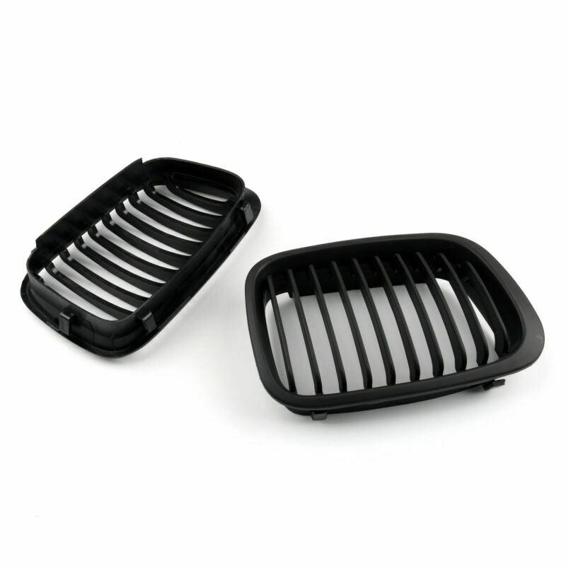 Przedni grill Grill ABS Czarna siatka do BMW E46 4D 1998-2001 3 Series