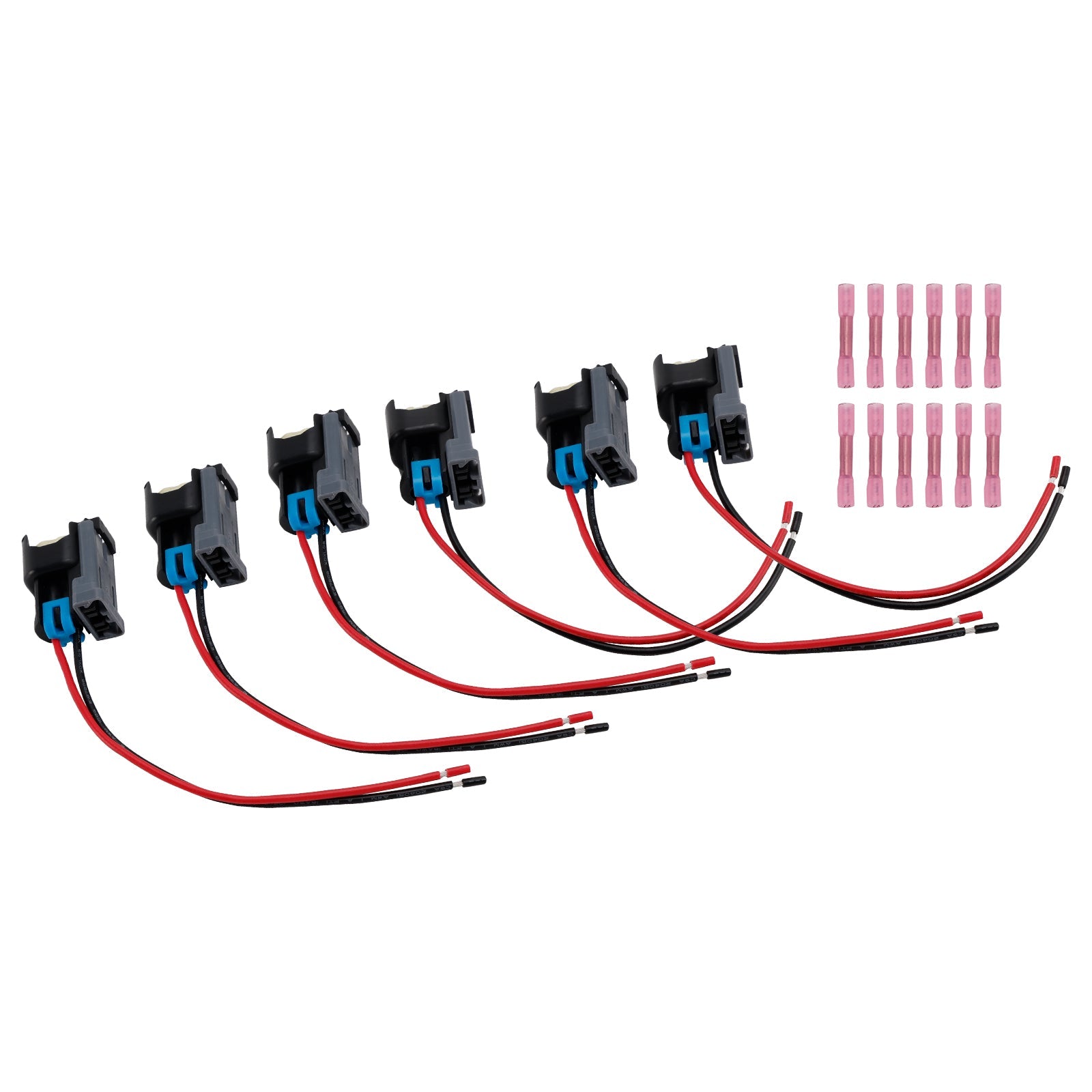6 liittimen sarja&Polttoaineensuuttimen pigtail-johtosarja Fordille, Fitille ja Chevylle