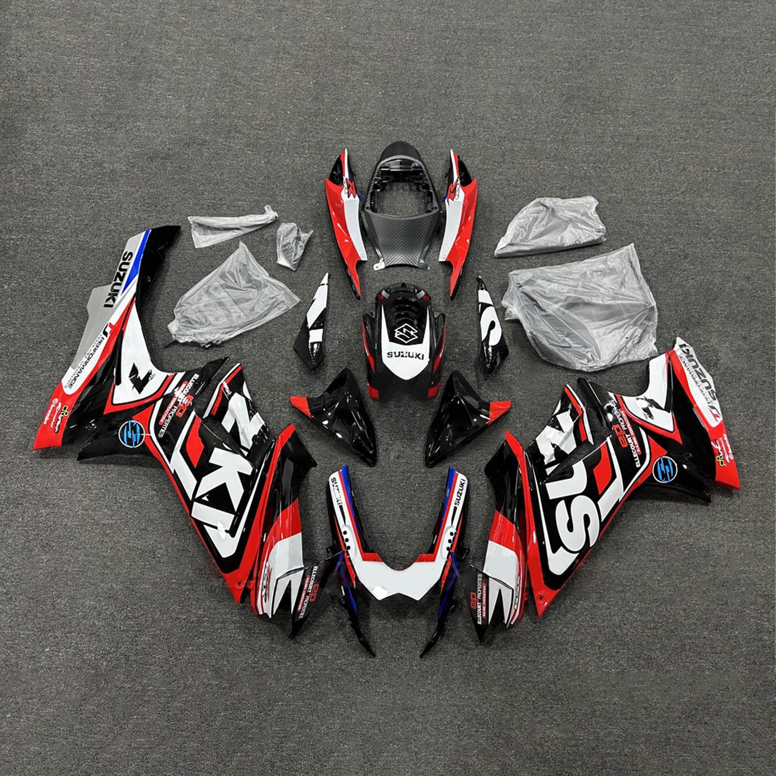 Kit de carénage injecté en plastique ABS pour Suzuki GSXR 600/750 2011-2026 K11