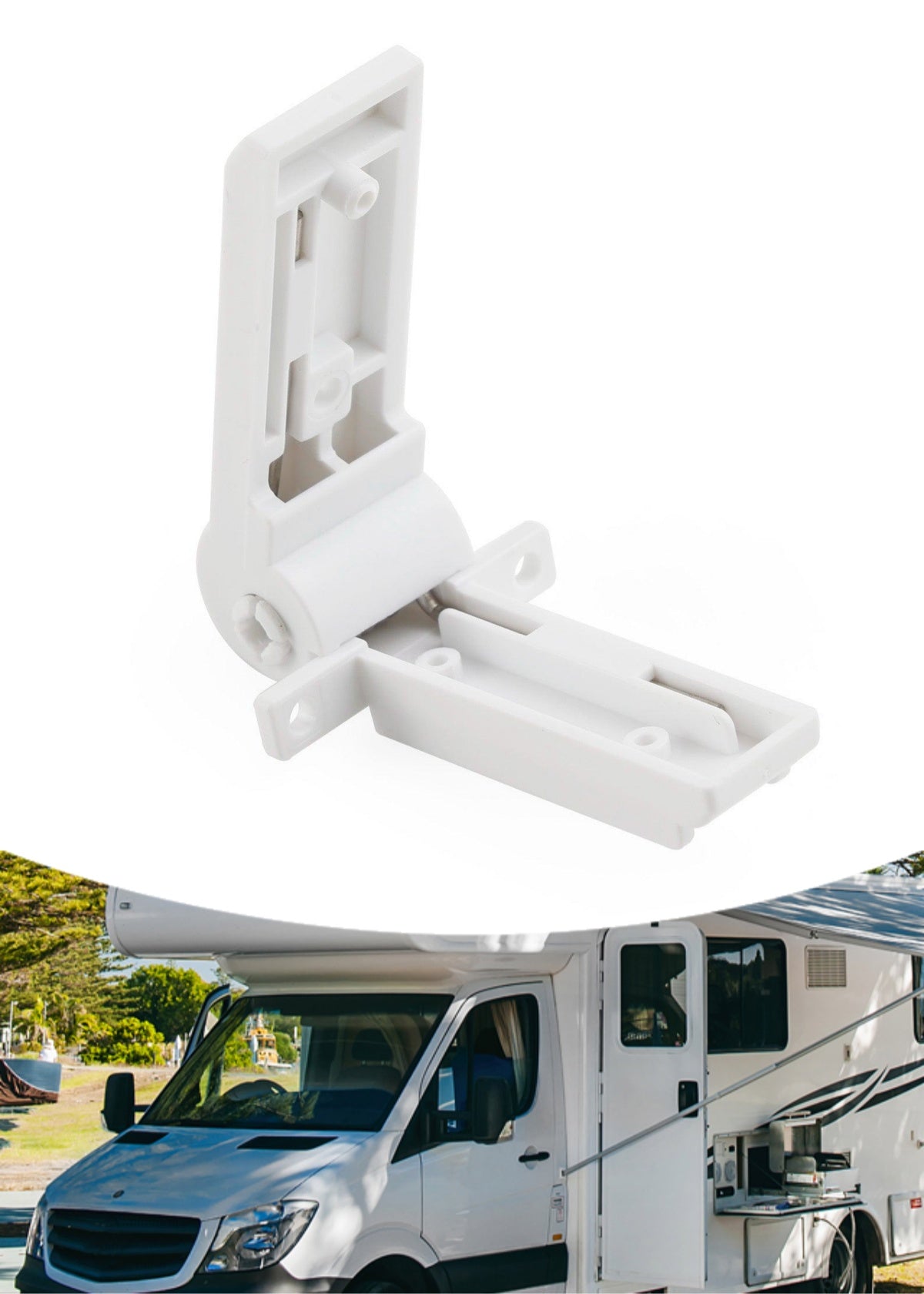 Charnière de compartiment congélateur de réfrigérateur 2412125011 pour pièces de camping-car de caravane Dometic