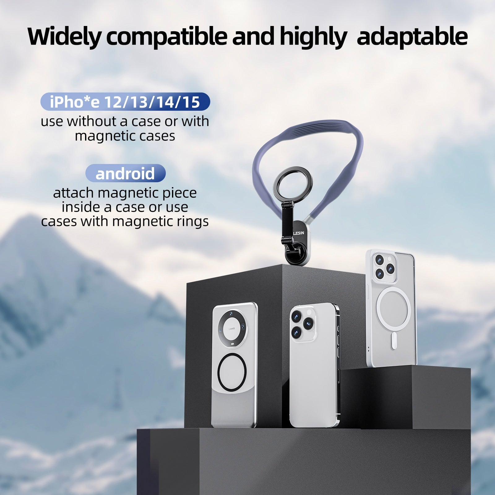 Corso magnetico magnetico Magsafe Magsafe, rilascio rapido e assorbimento d'urto