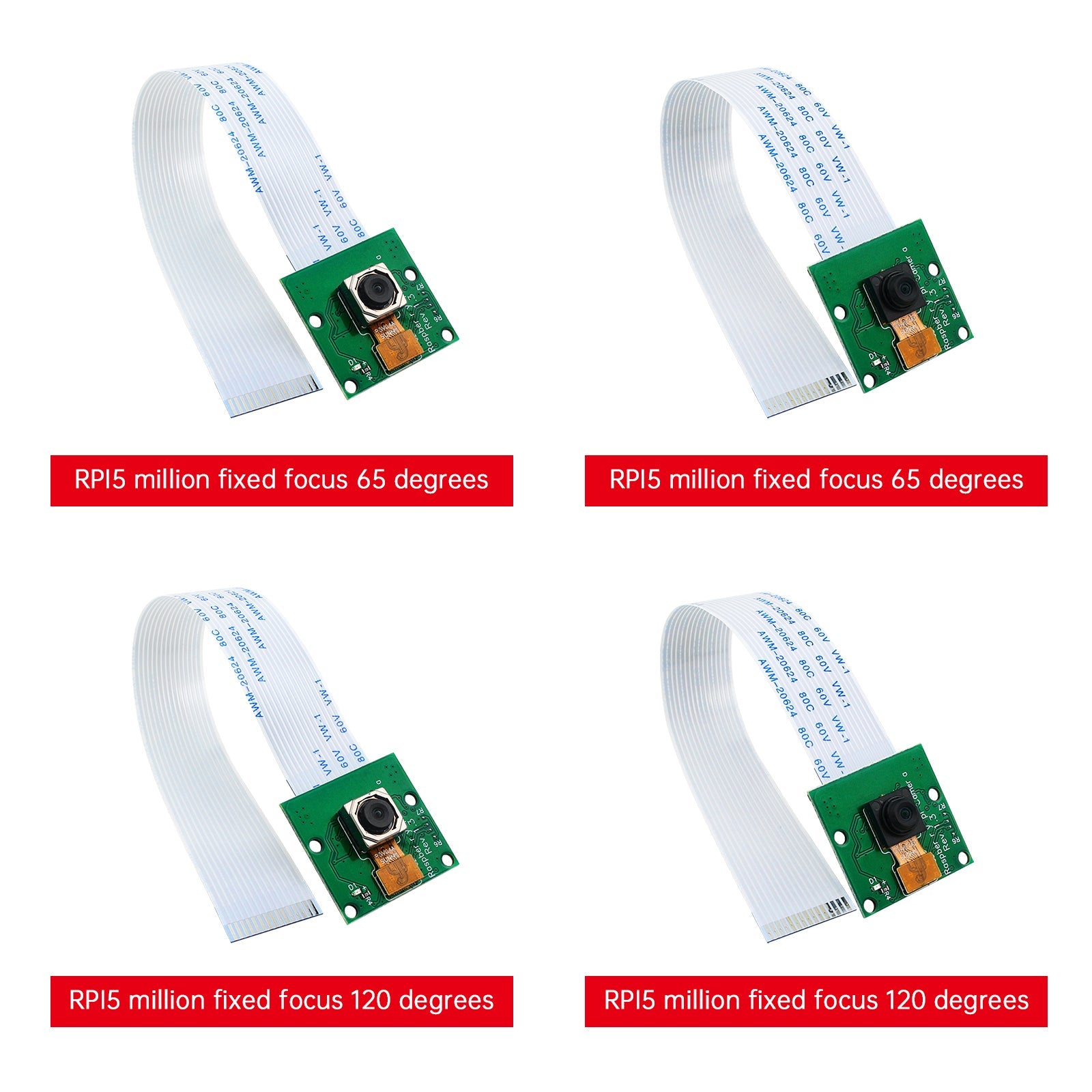 Raspberry Pi 4B Camera 5 miljoonaa HD OV5647 HD, kiinteä/automaattinen kehityskameramoduuli