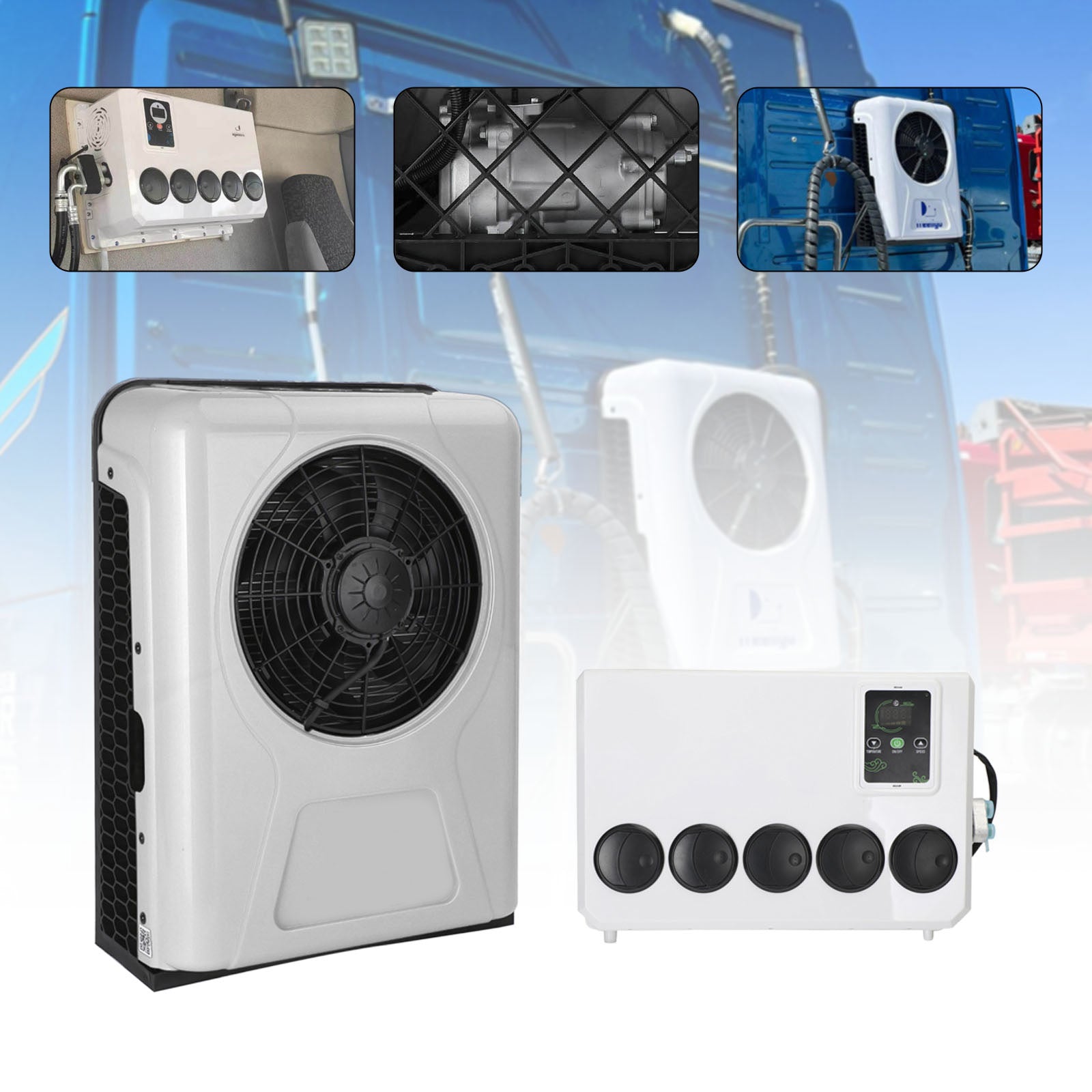 Maksymalny komfort w każdym terenie: klimatyzator 12 V do ciężarówek i kamperów (12000 BTU)