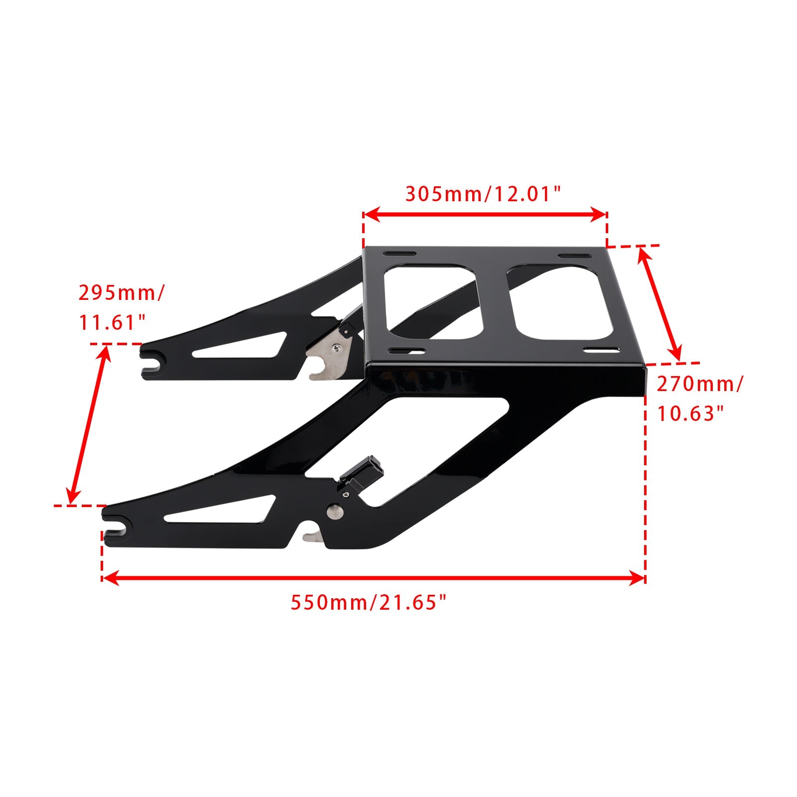 Portaequipajes para maletero negro para Softail Sport Glide FLSB 2018-2021