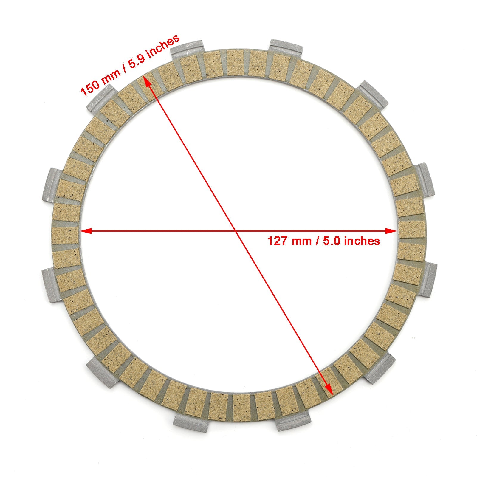 Koppelingskit en wrijvingsschijven voor Suzuki AN650 Burgman 03-1650Z Burgman 13-18