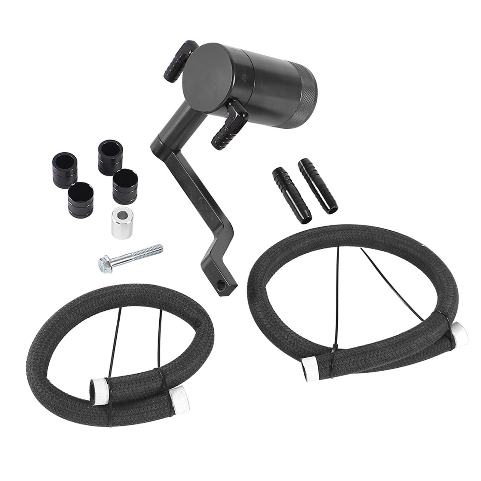 Lata de captura de aceite/separador de aire negro para Dodge Charger Challenger 2011-2021