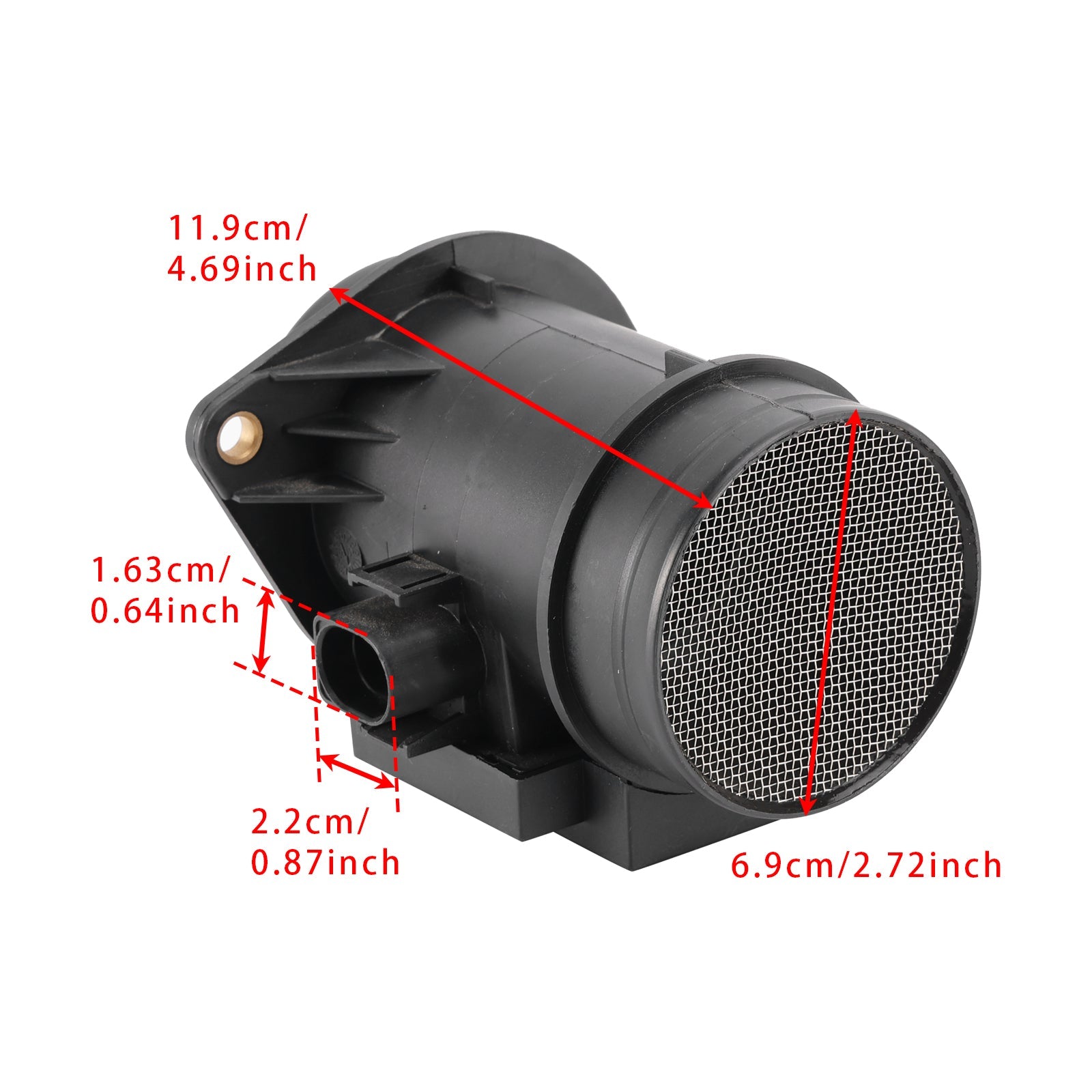 Senzor merilnika pretoka d'zračna masa za Audi A3 8L1, VW Golf IV, Passat B5 074906461