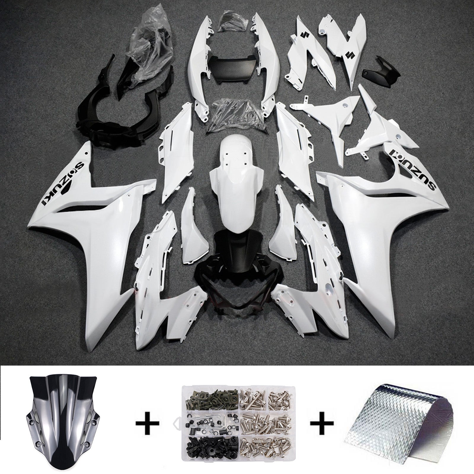 Kit de carénage injecté en plastique ABS pour Suzuki GSX250R 2017-2020