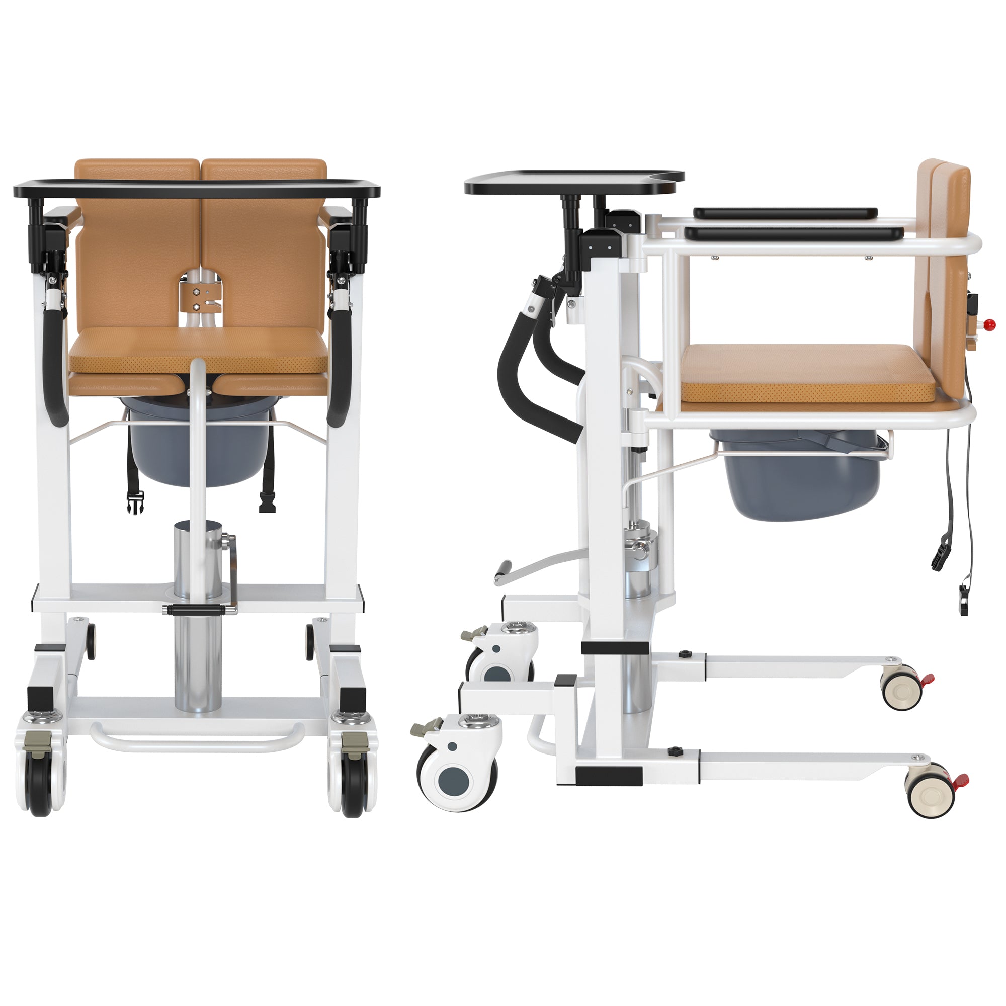 Fauteuil de Transfert Hydraulique Multifonction - Installation Sans Outil, Nettoyage Facile