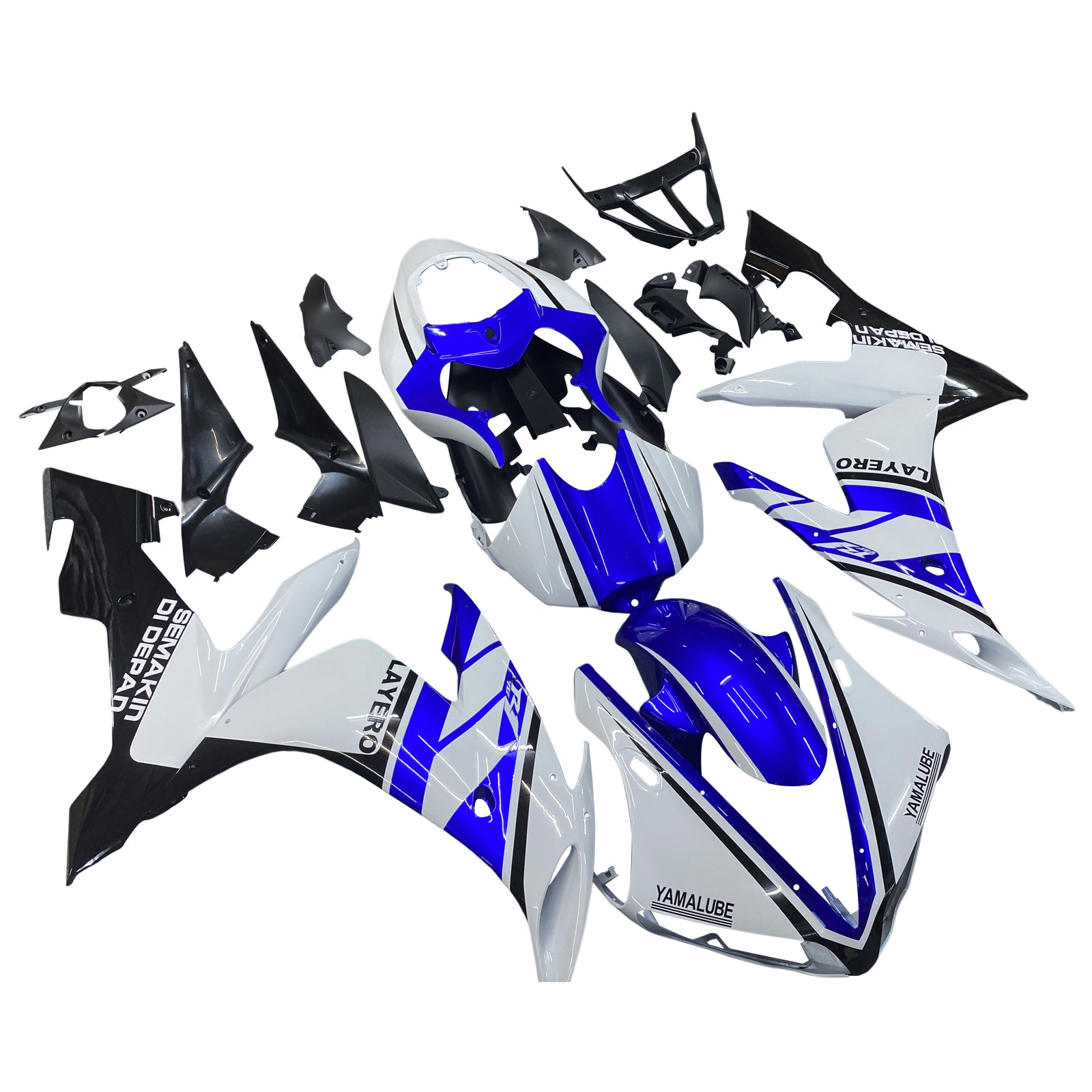 Kit di carenatura per iniezione Abs di plastica adatta per Yamaha YZF 1000 R1 2004-2006