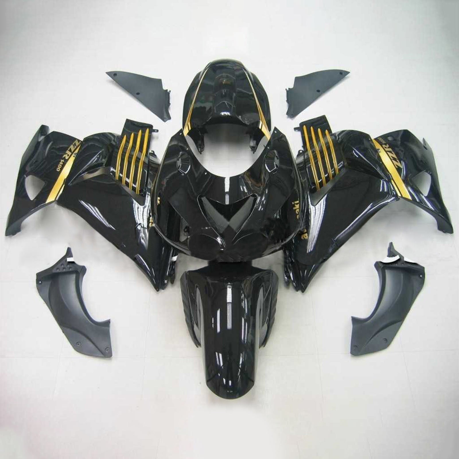 Kit di carenatura a iniezione, corpo in plastica ABS per Kawasaki ZX14R 2006-2011