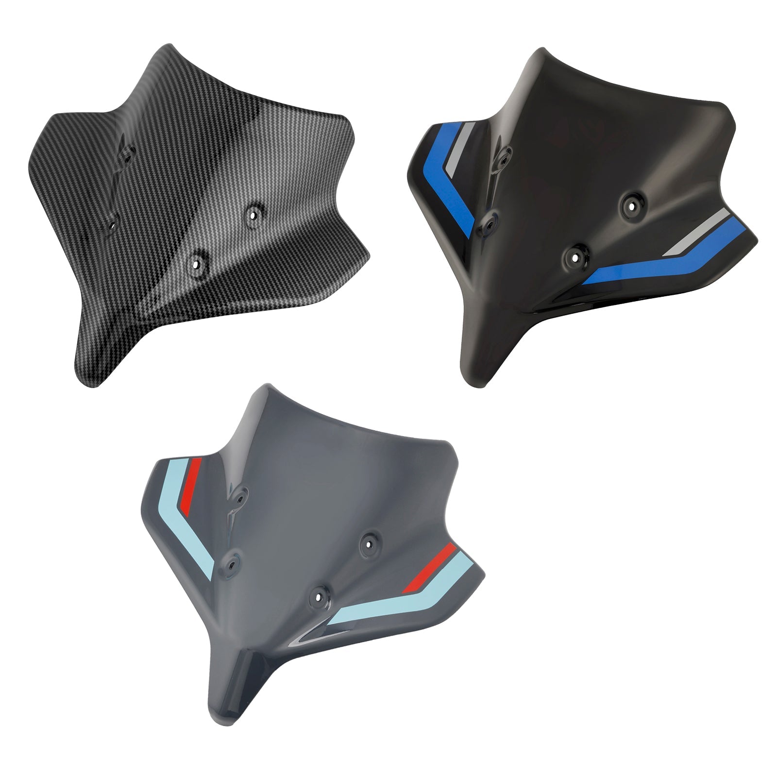 ABS-moottoripyörän tuulilasi Yamaha MT-10/MT-10 SP 2022-2024