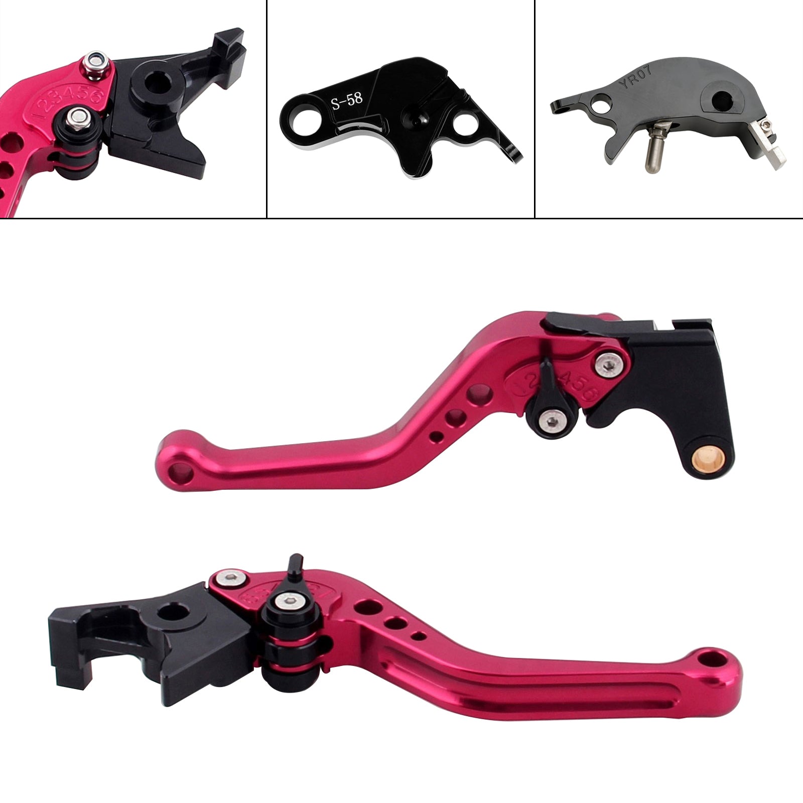 Leva corta freno e frizione per Yamaha YZF R7 MT-10/SP FZ-10/SP 2022-23