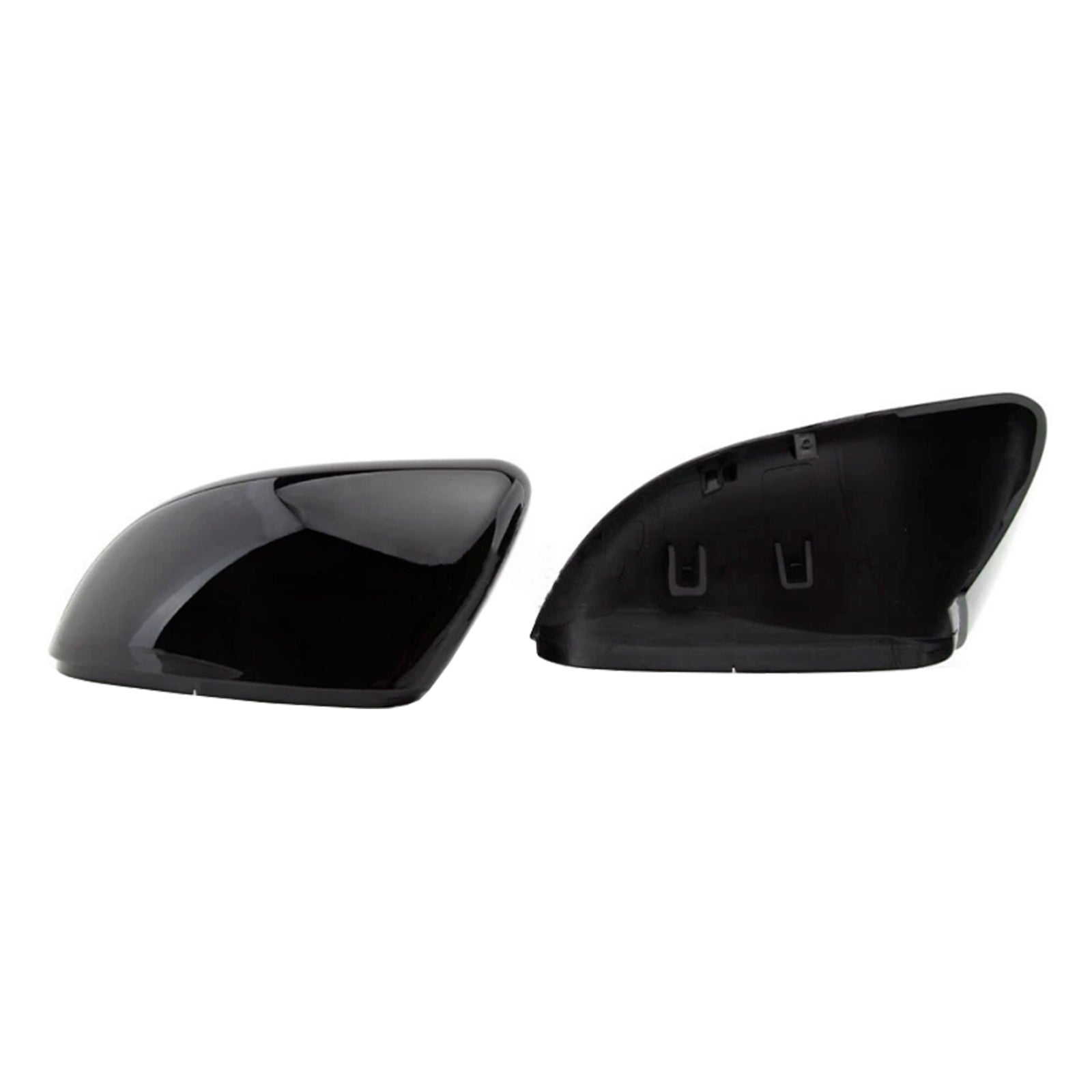 Set van 2 briljante zwarte spiegelsschalen voor VW Golf MK6 2009-2013 5K0857538