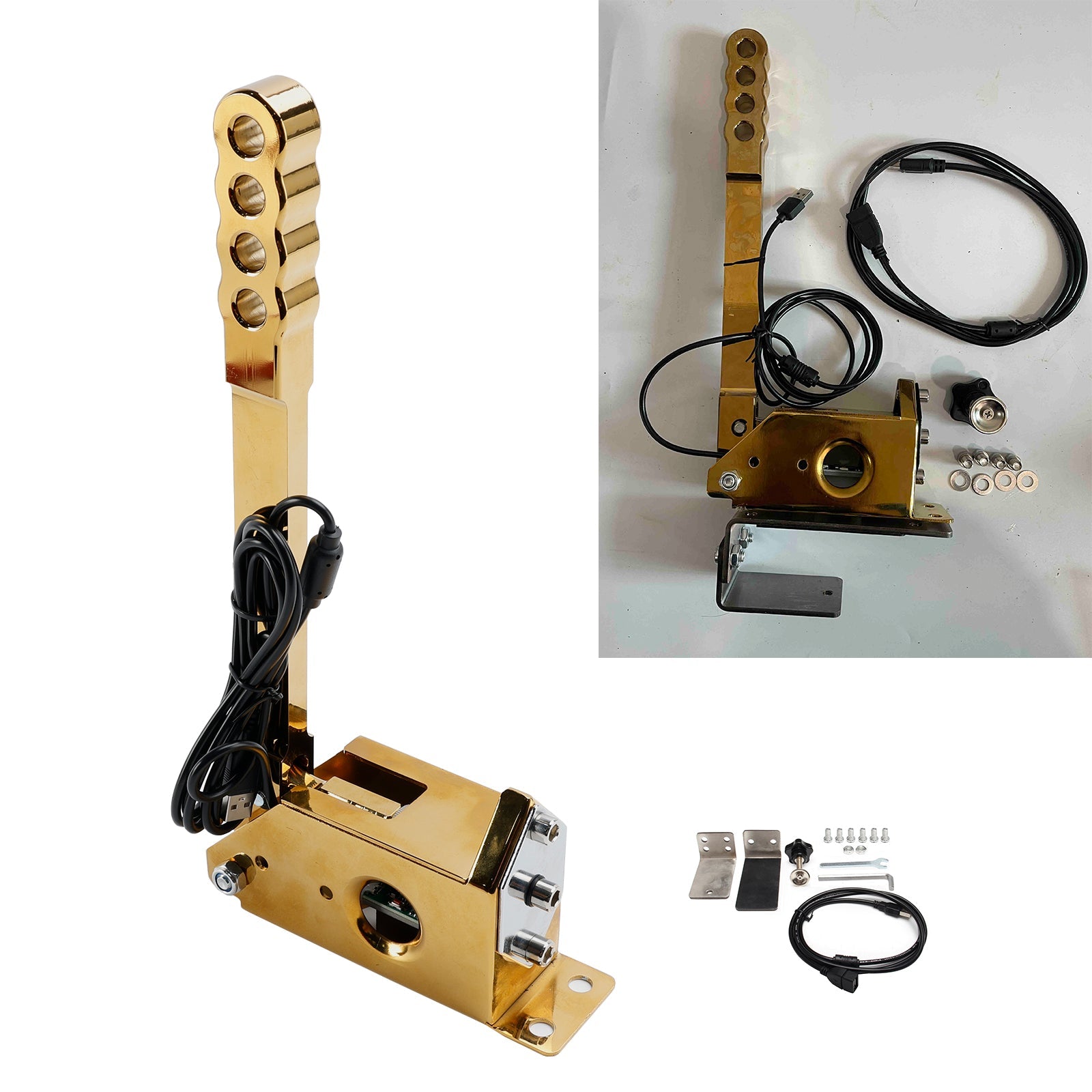 Voor racegames G25/G27/G29/T300/T500 voor Assetto PC 14bit SIM USB Handrem