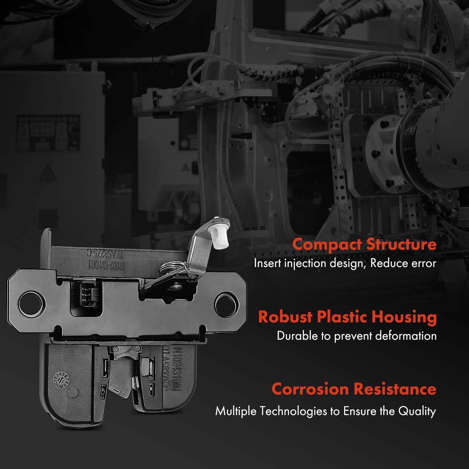 Blokada drzwi tylnej tylnej klapy 7L5827505B dla Porsche Cayenne 9pa 2002-2010 SUV