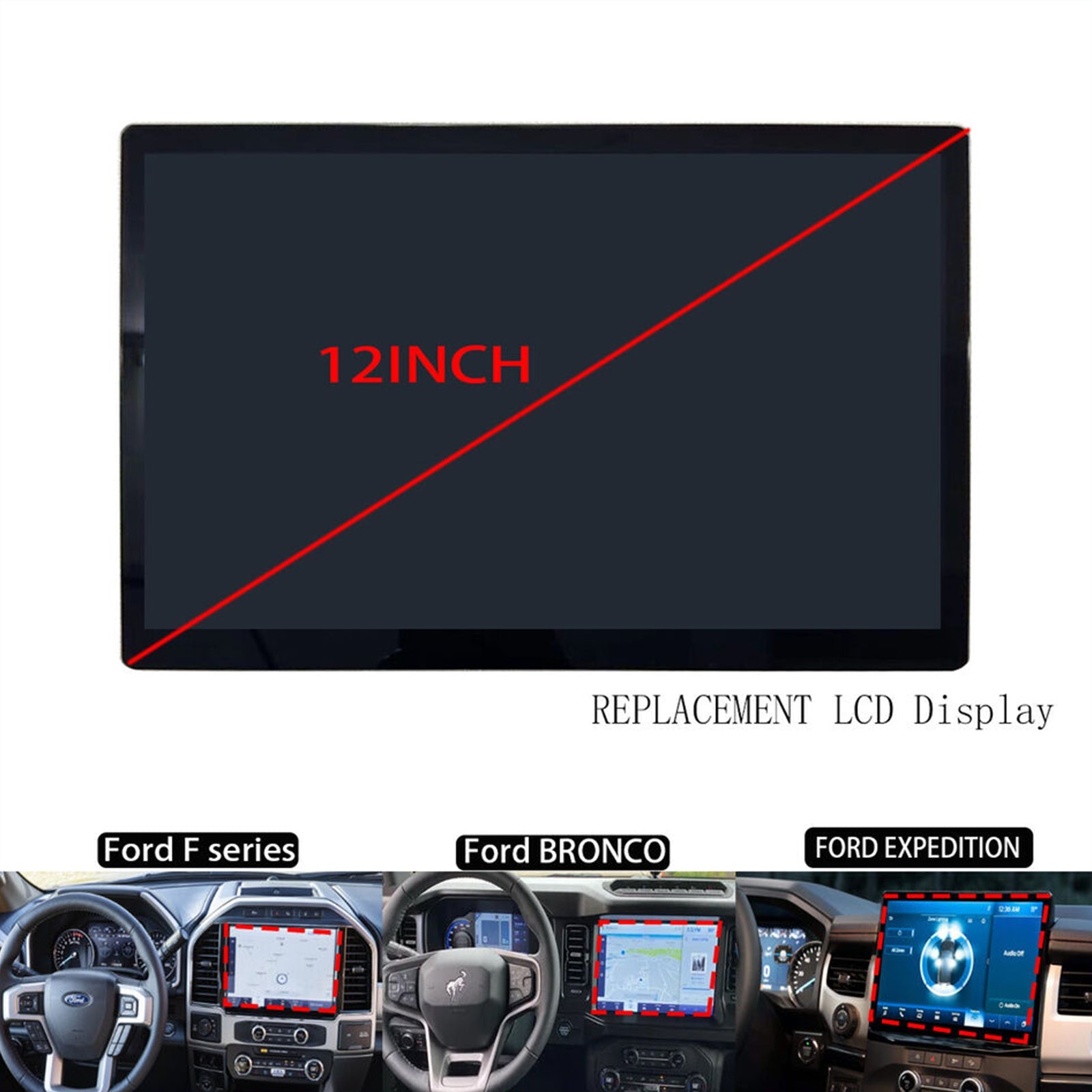 2021-2024 FORD F150 F-150 F250 Display da 12 pollici Radio Navigazione SYNC 4 ML3T-18B955-AF