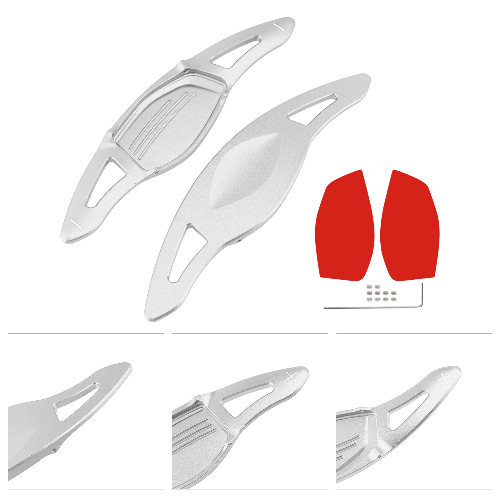 Razširitev volanskega obroča za spreminjanje hitrosti za Audi RS5 RS3 TT RS aluminij