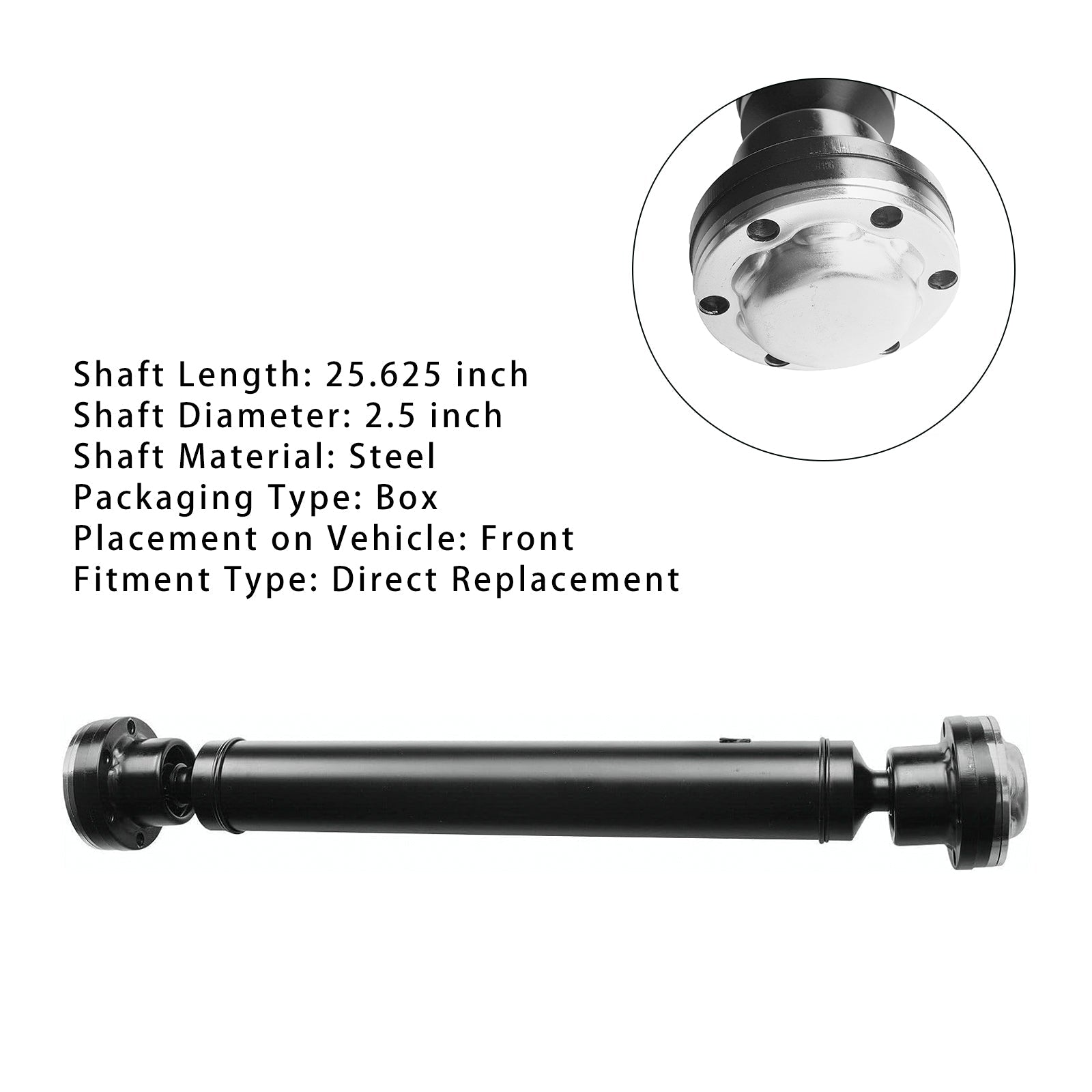 Albero di trasmissione anteriore per Mercedes-Benz GL350 X166 2013-2016