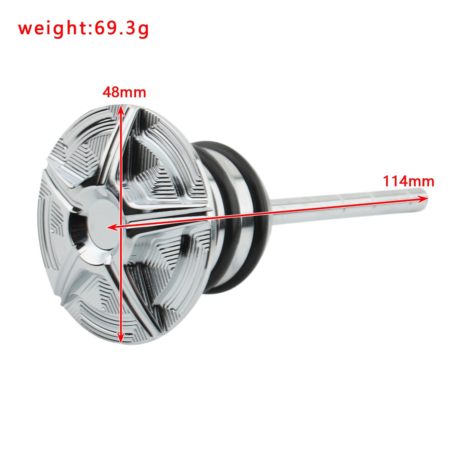 Enchufe de tanque de calibre de aceite para Softail 84-99 Sportster 82-03