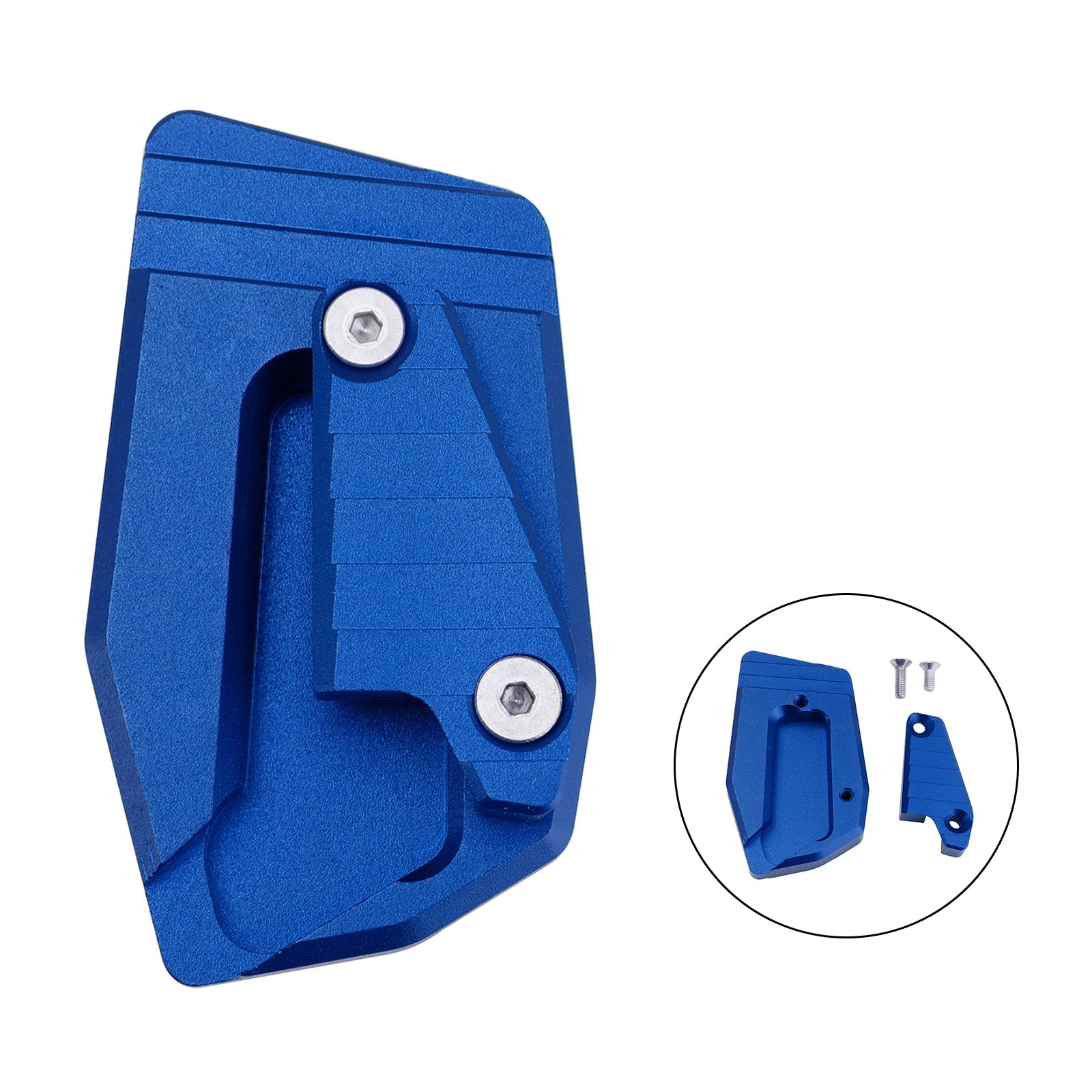 Piastra di rinforzo cavalletto laterale compatibile con BMW K1600B, K1600 Bagger e K1600GA (2018-2025)