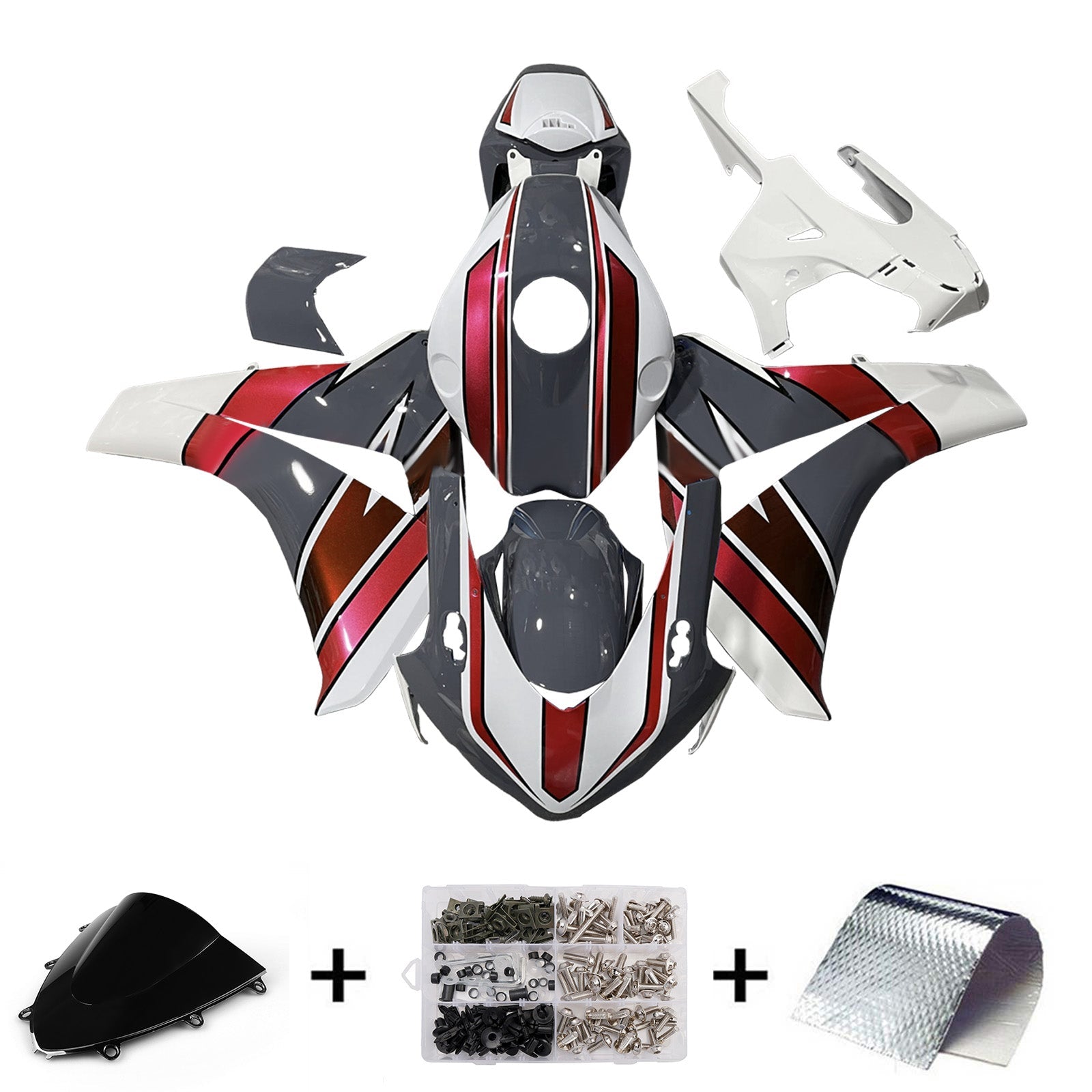 Kit van een tekort geïnjecteerd in ABS-plastic voor Honda CBR1000RR 2008-2011